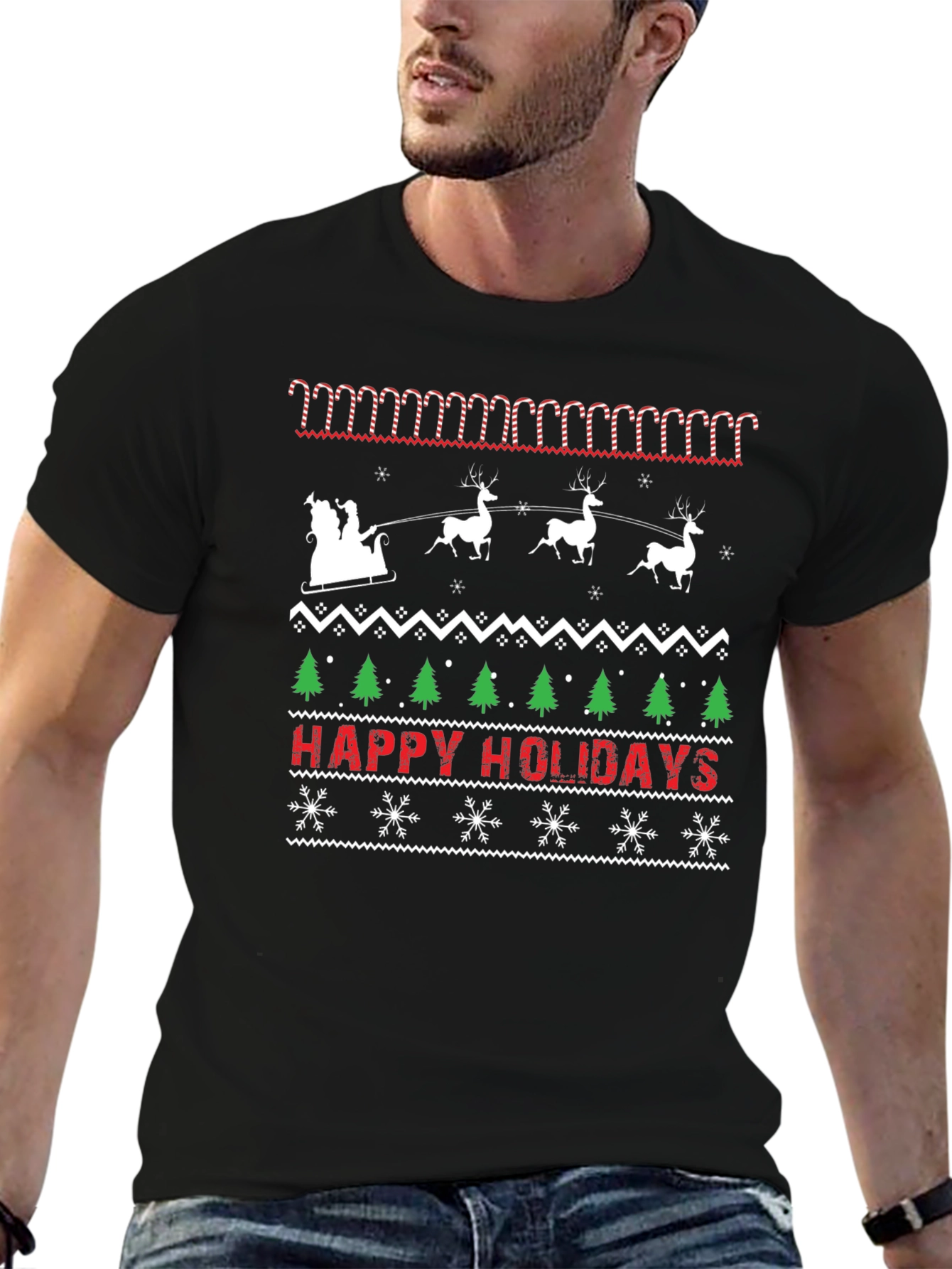 Festive Happy Holidays T-Shirt