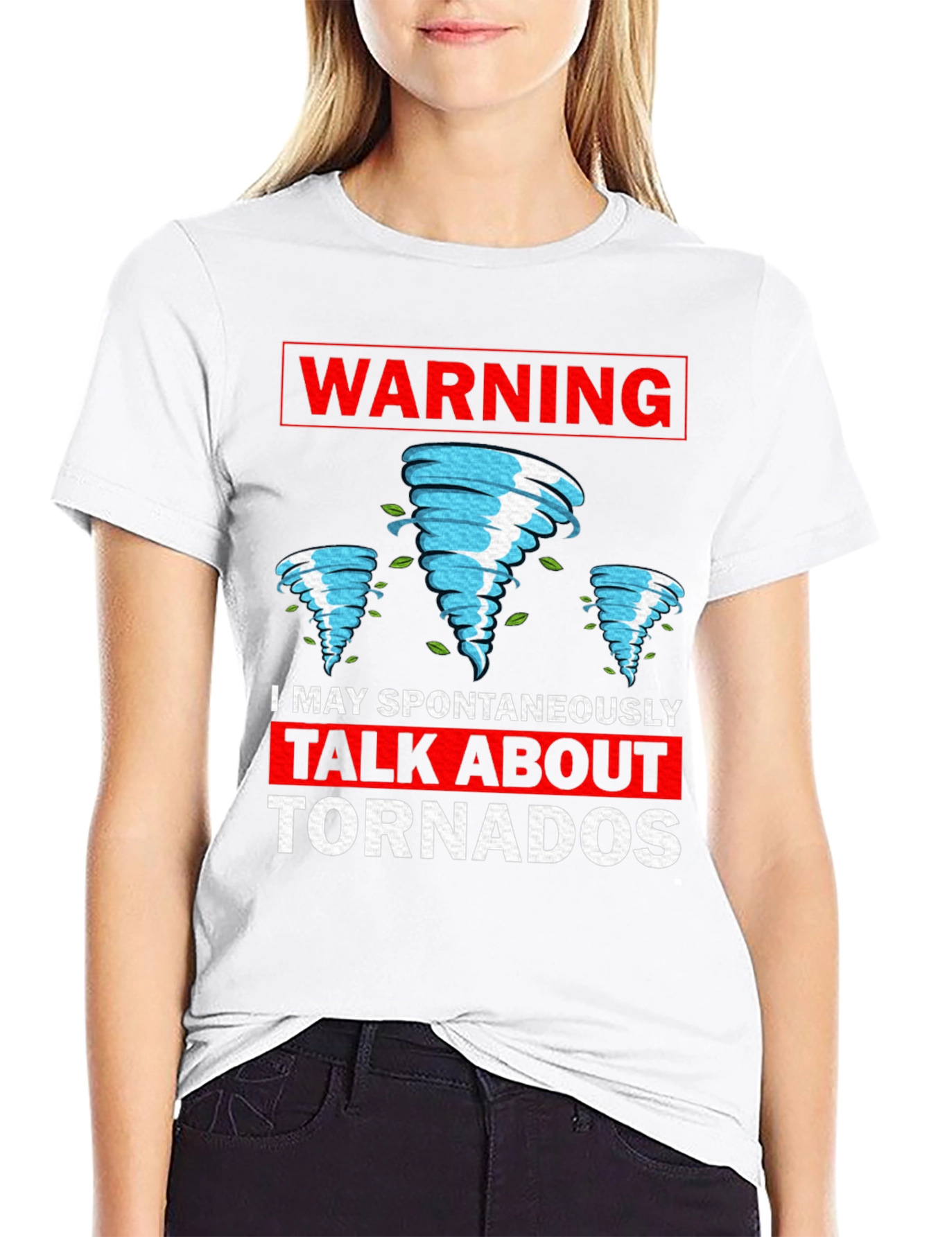 Warning Tornado T-Shirt - Funny Weather Tee