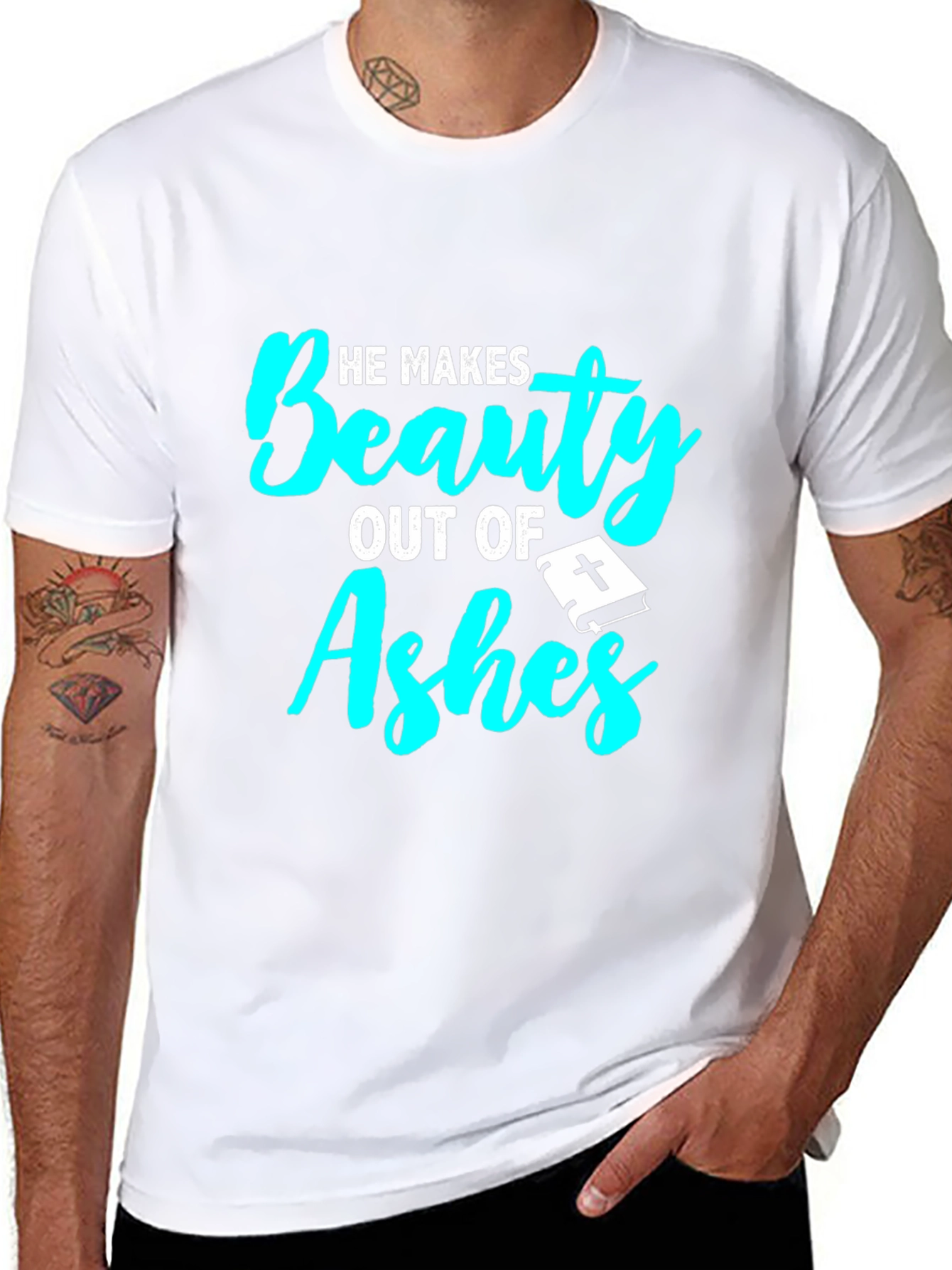 Beauty From Ashes Graphic Tee - Christian T-Shirt