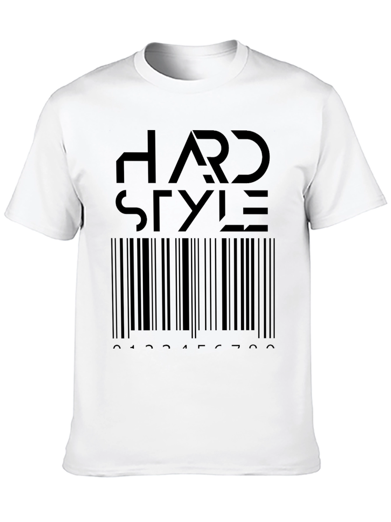 Hardstyle Barcode T-Shirt - Black Graphic Tee