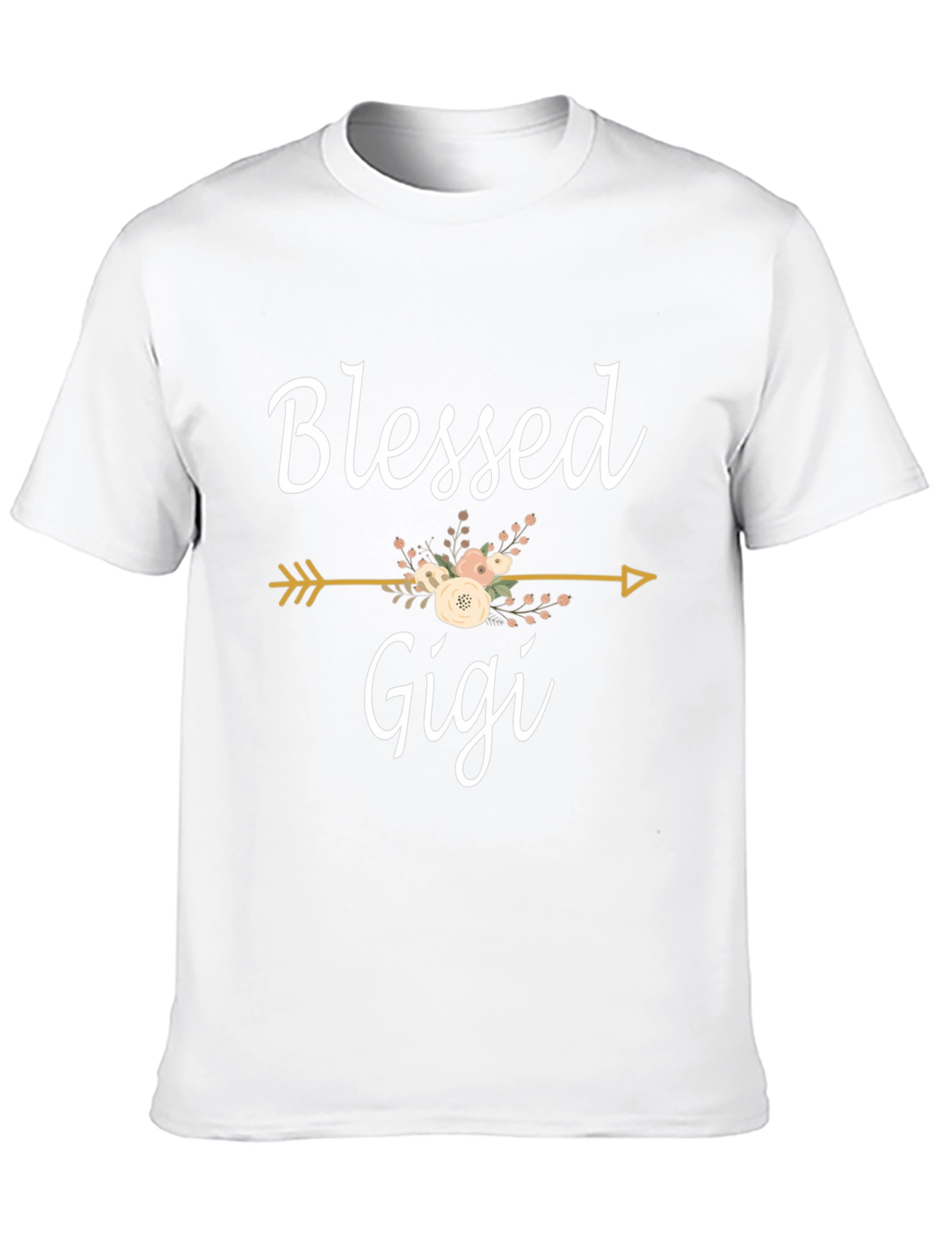 Blessed Gigi Floral Arrow Graphic Tee