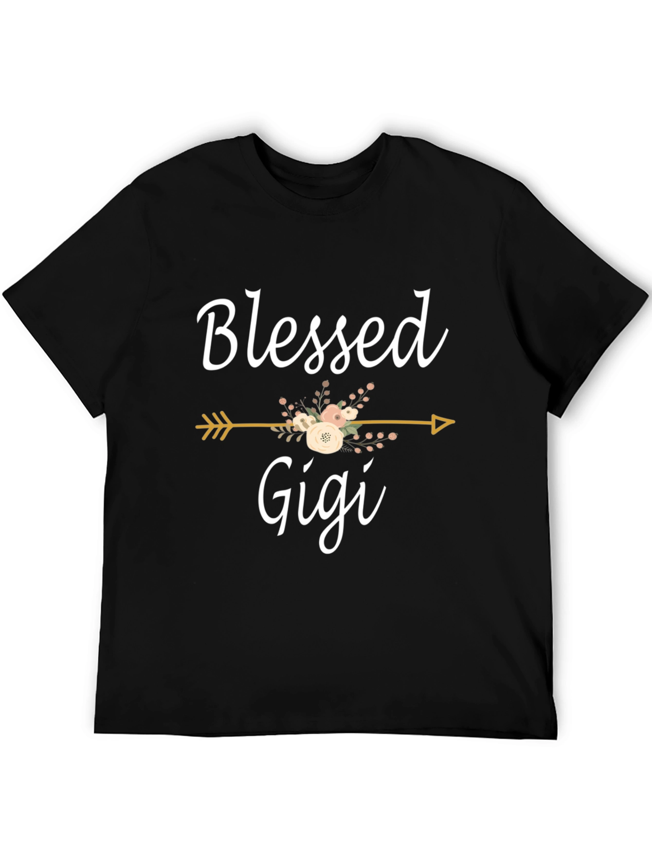 Blessed Gigi Floral Arrow Graphic Tee