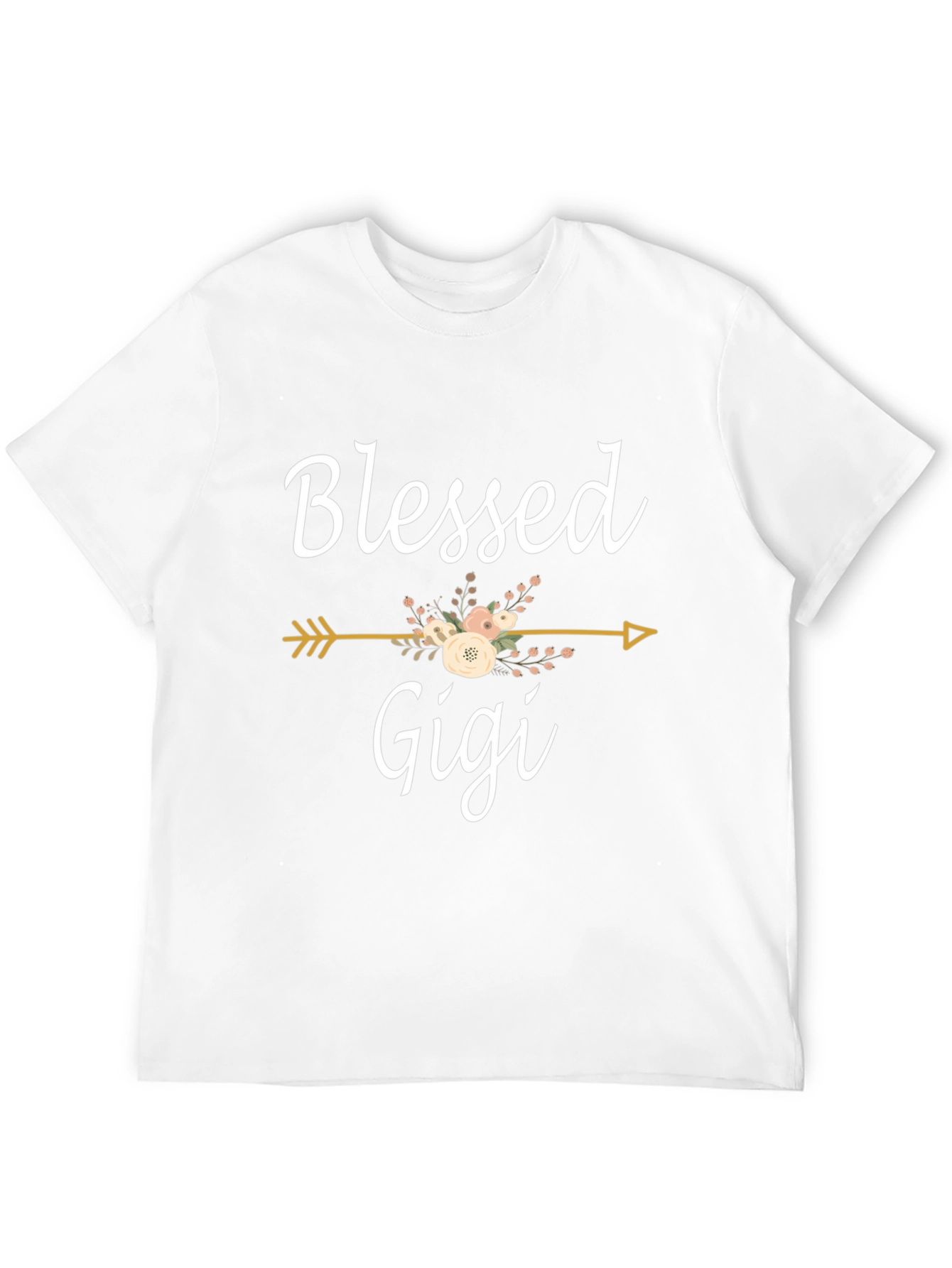 Blessed Gigi Floral Arrow Graphic Tee
