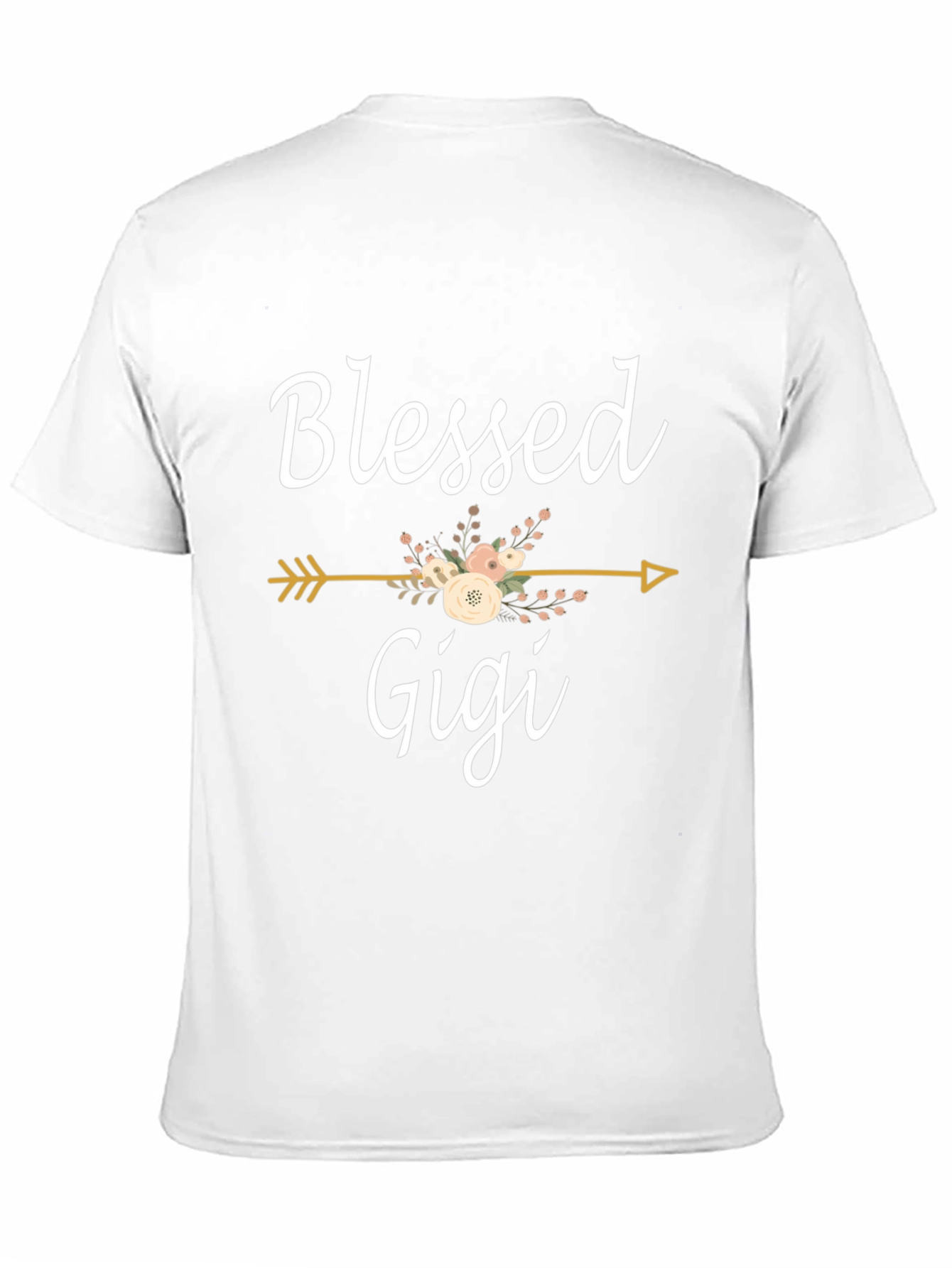 Blessed Gigi Floral Arrow Graphic Tee