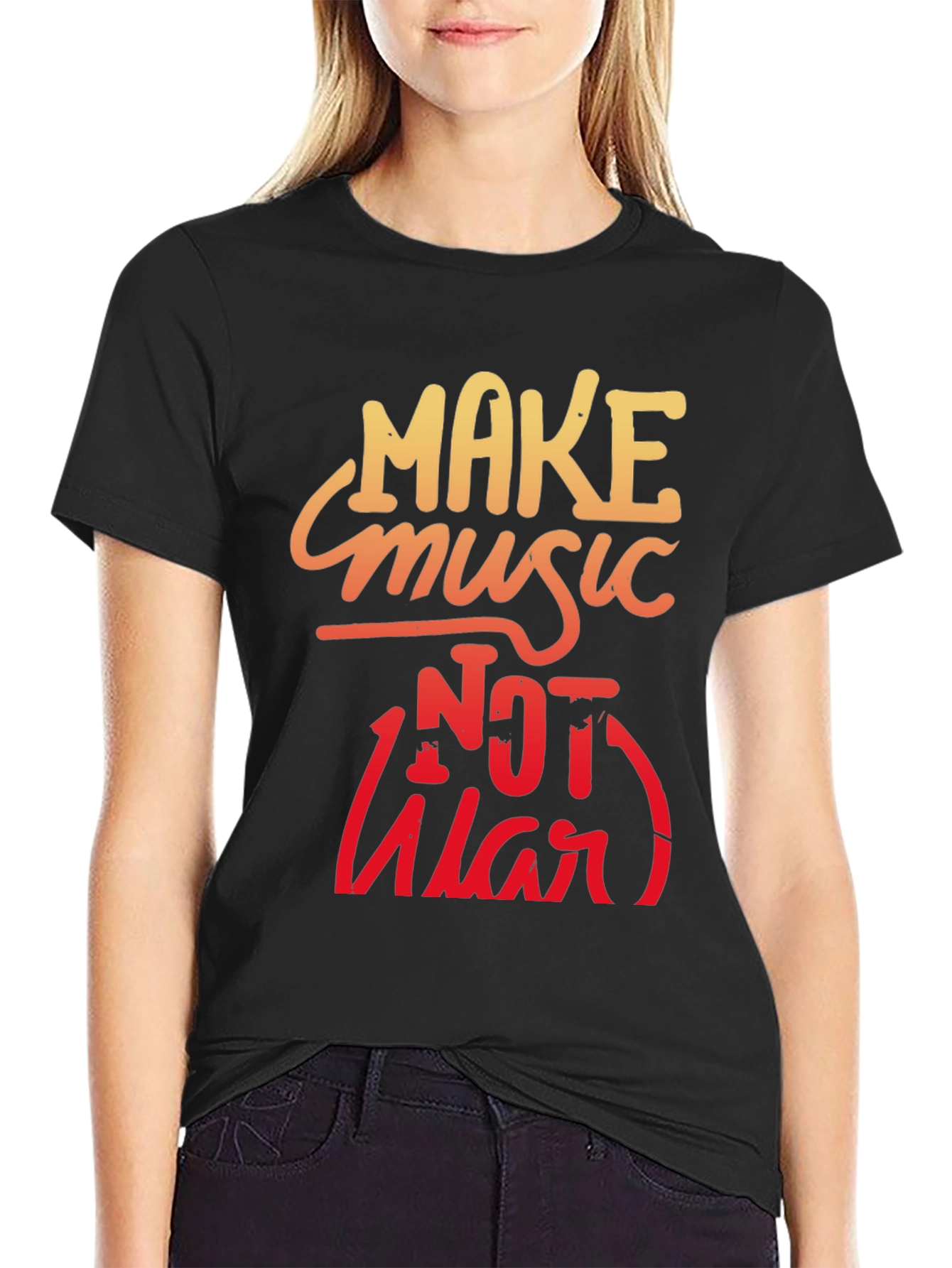 Make Music Not War Graphic Tee