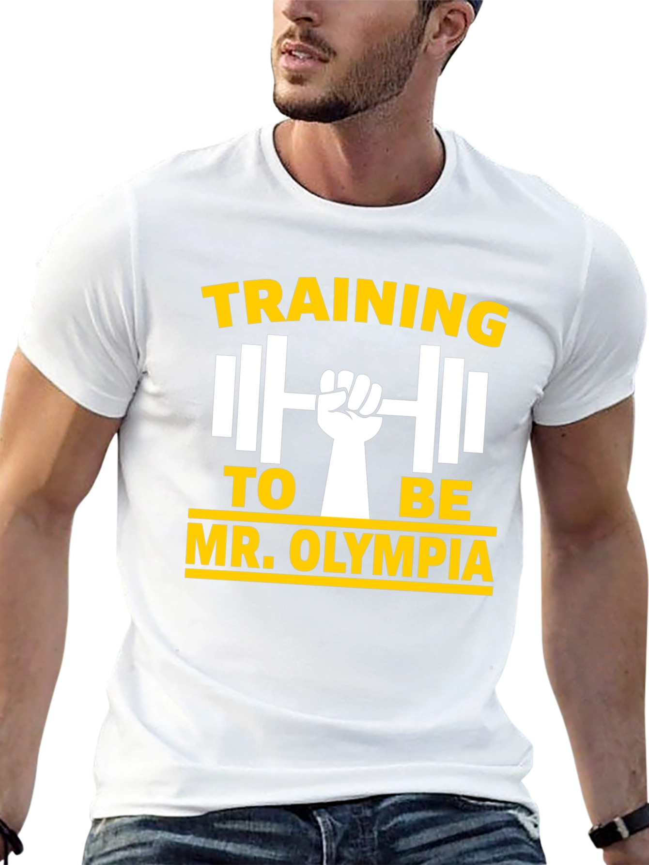Training to be Mr. Olympia Black T-Shirt
