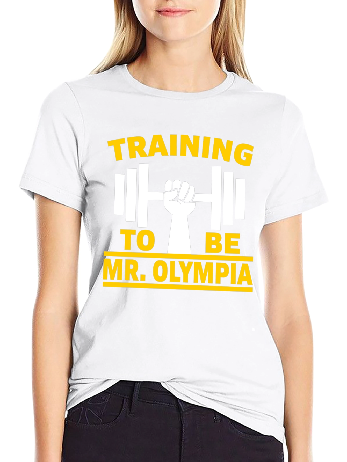 Training to be Mr. Olympia Black T-Shirt