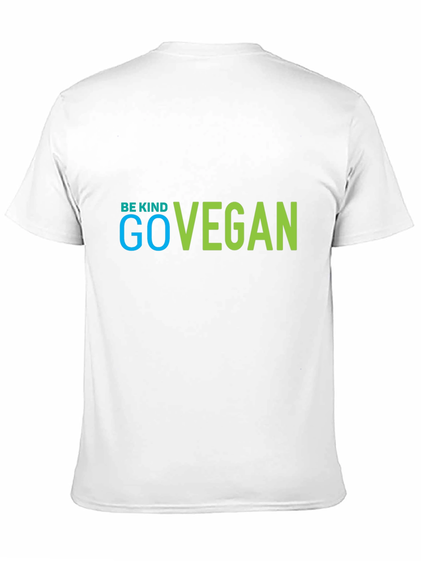 Be Kind Go Vegan Black Graphic Tee