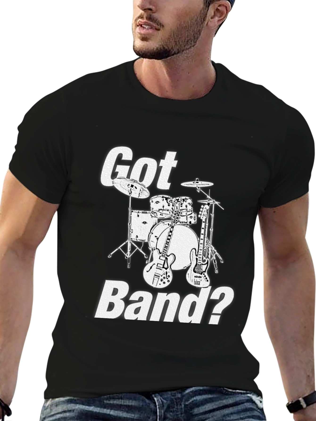 Got Band? Black Graphic T-Shirt - Musicians Tee