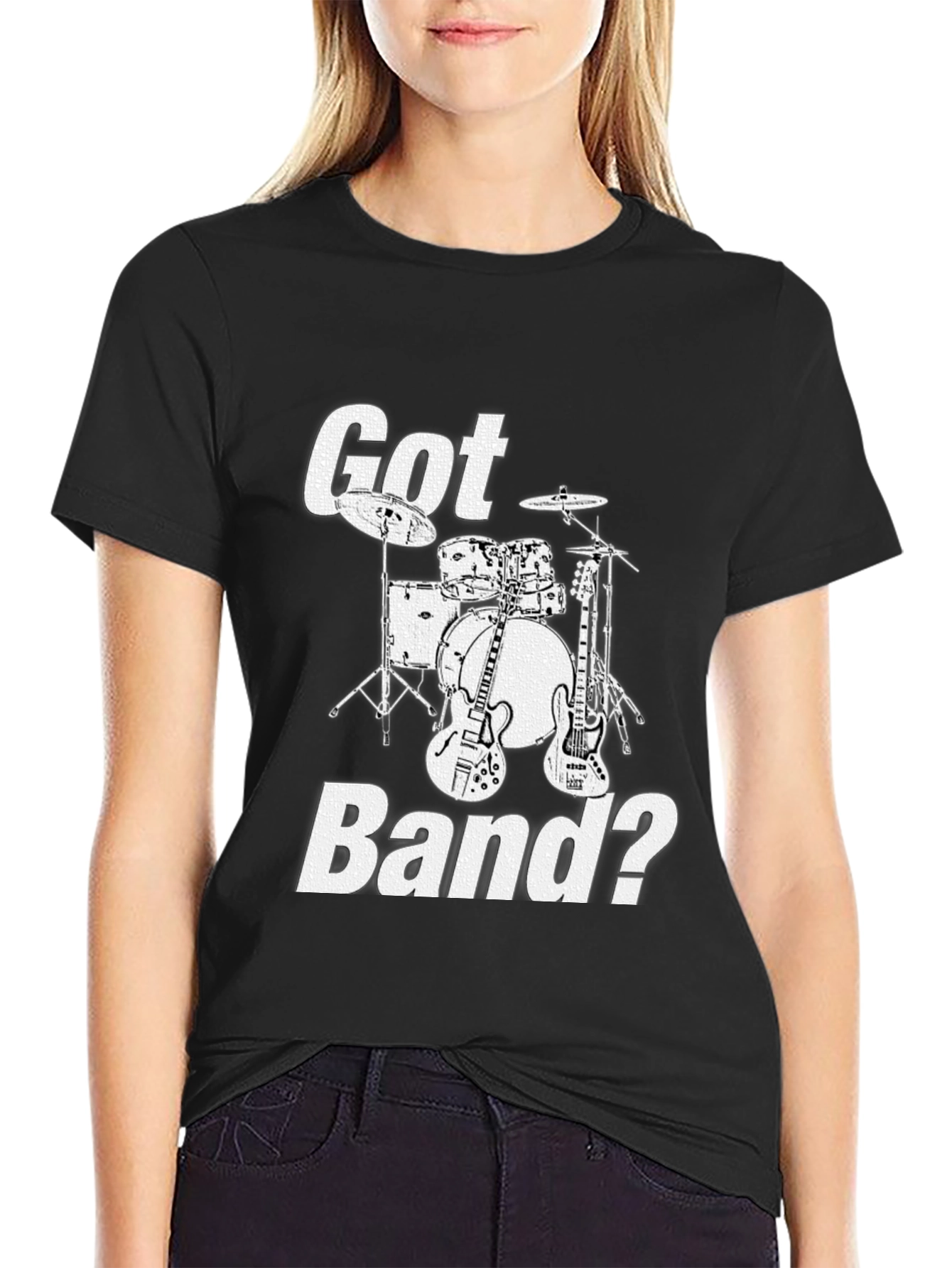 Got Band? Black Graphic T-Shirt - Musicians Tee