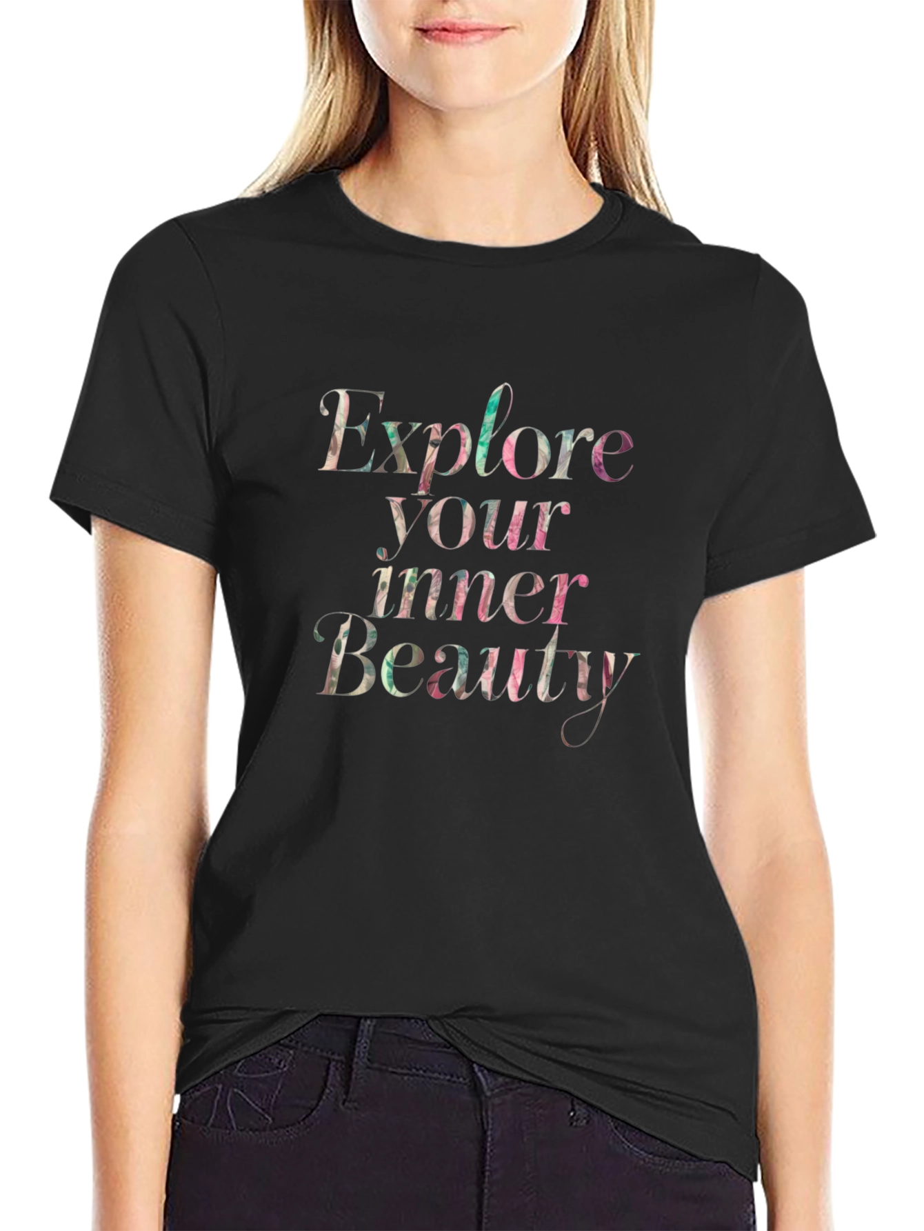 Explore Inner Beauty Black T-Shirt