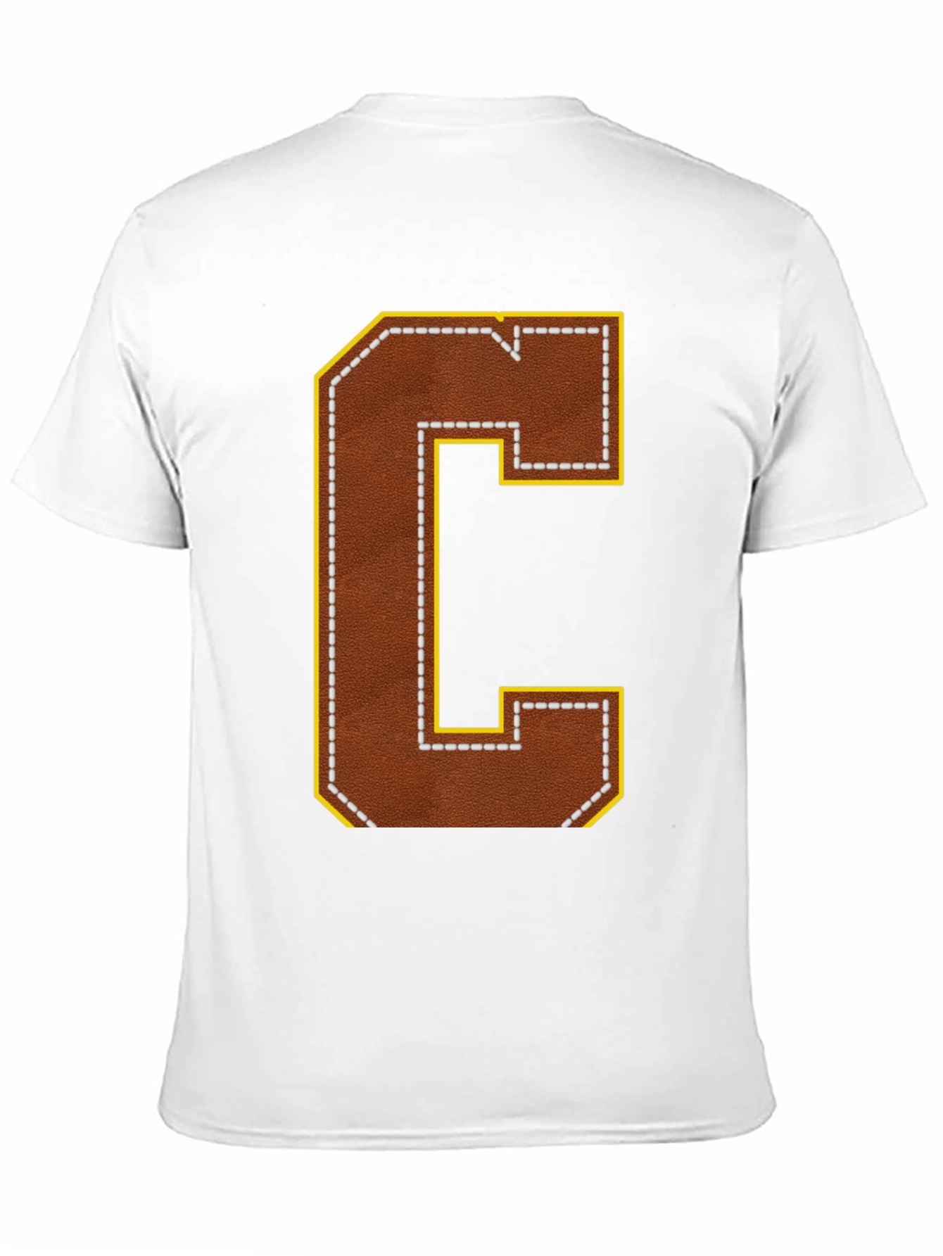Letter C Football Style Graphic Tee