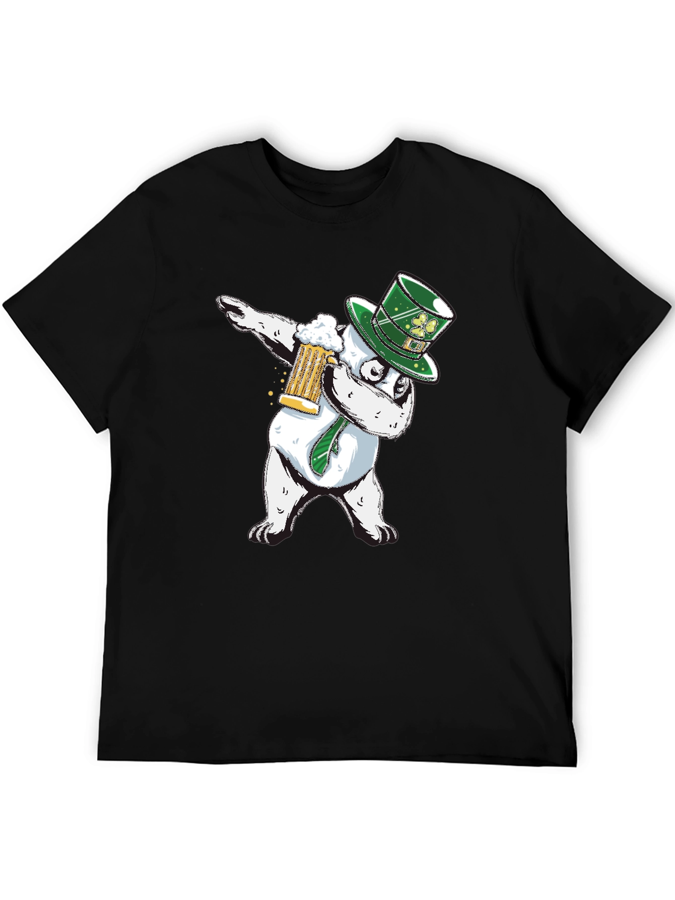 St. Patricks Day Bear Dabbing T-Shirt