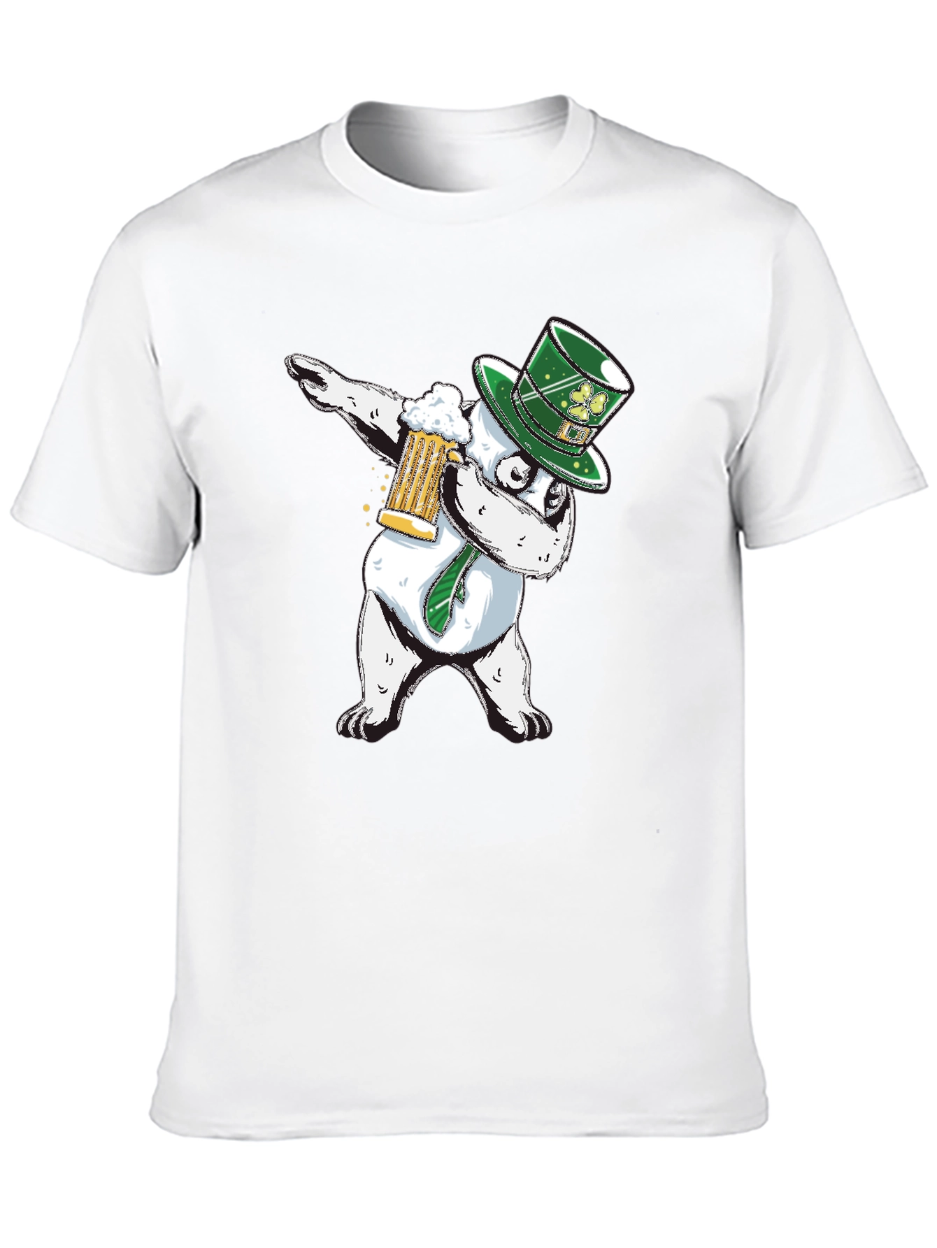 St. Patricks Day Bear Dabbing T-Shirt
