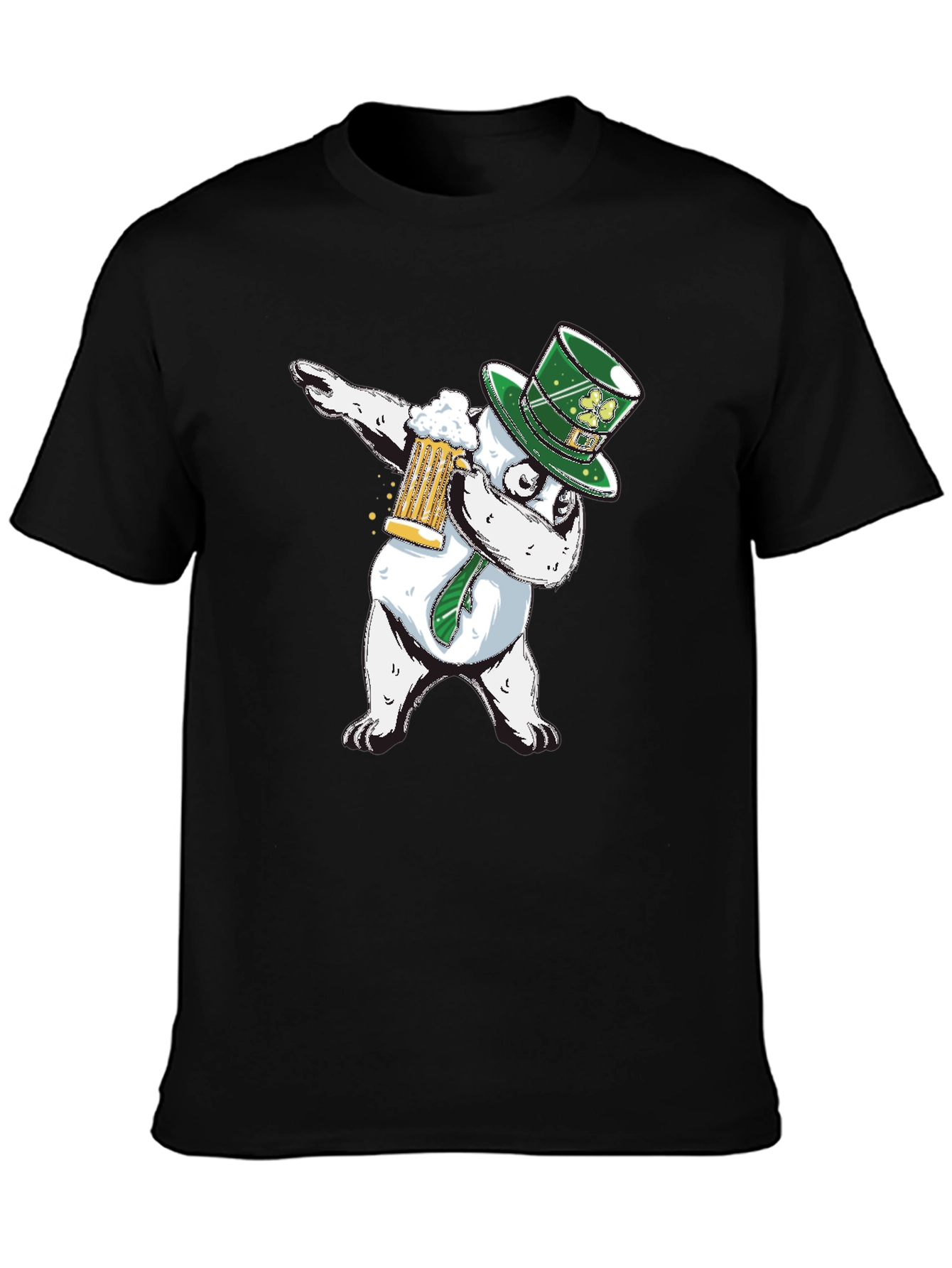 St. Patricks Day Bear Dabbing T-Shirt