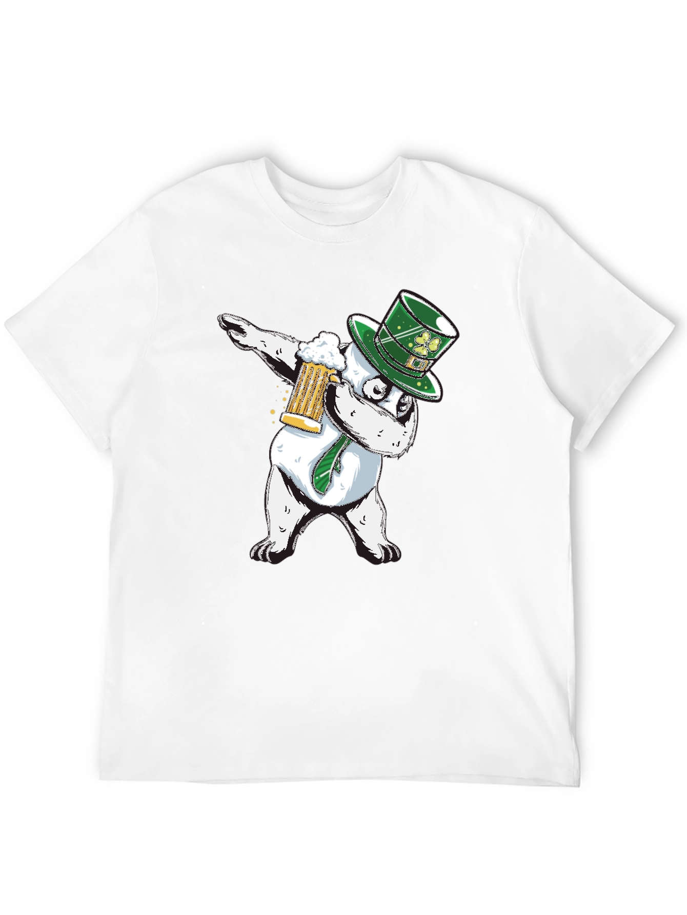 St. Patricks Day Bear Dabbing T-Shirt