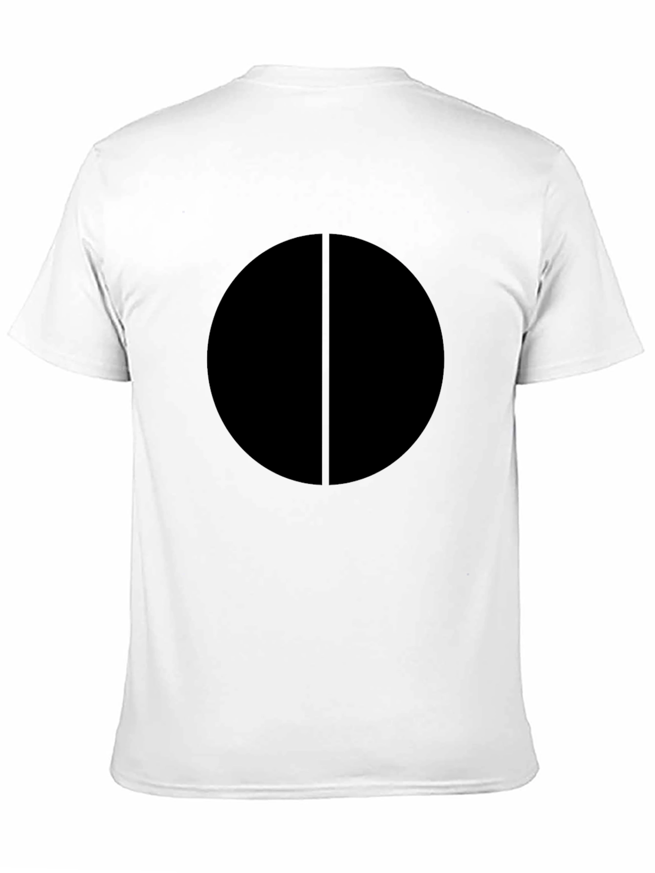 Minimalist Circle Tee - Black Graphic T-Shirt