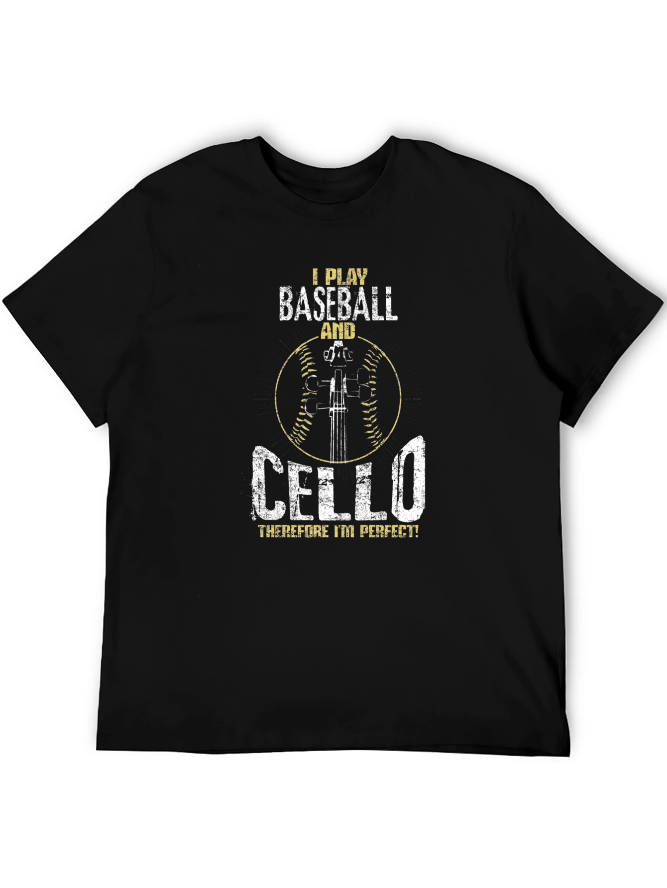 I Play Baseball and Cello T-Shirt