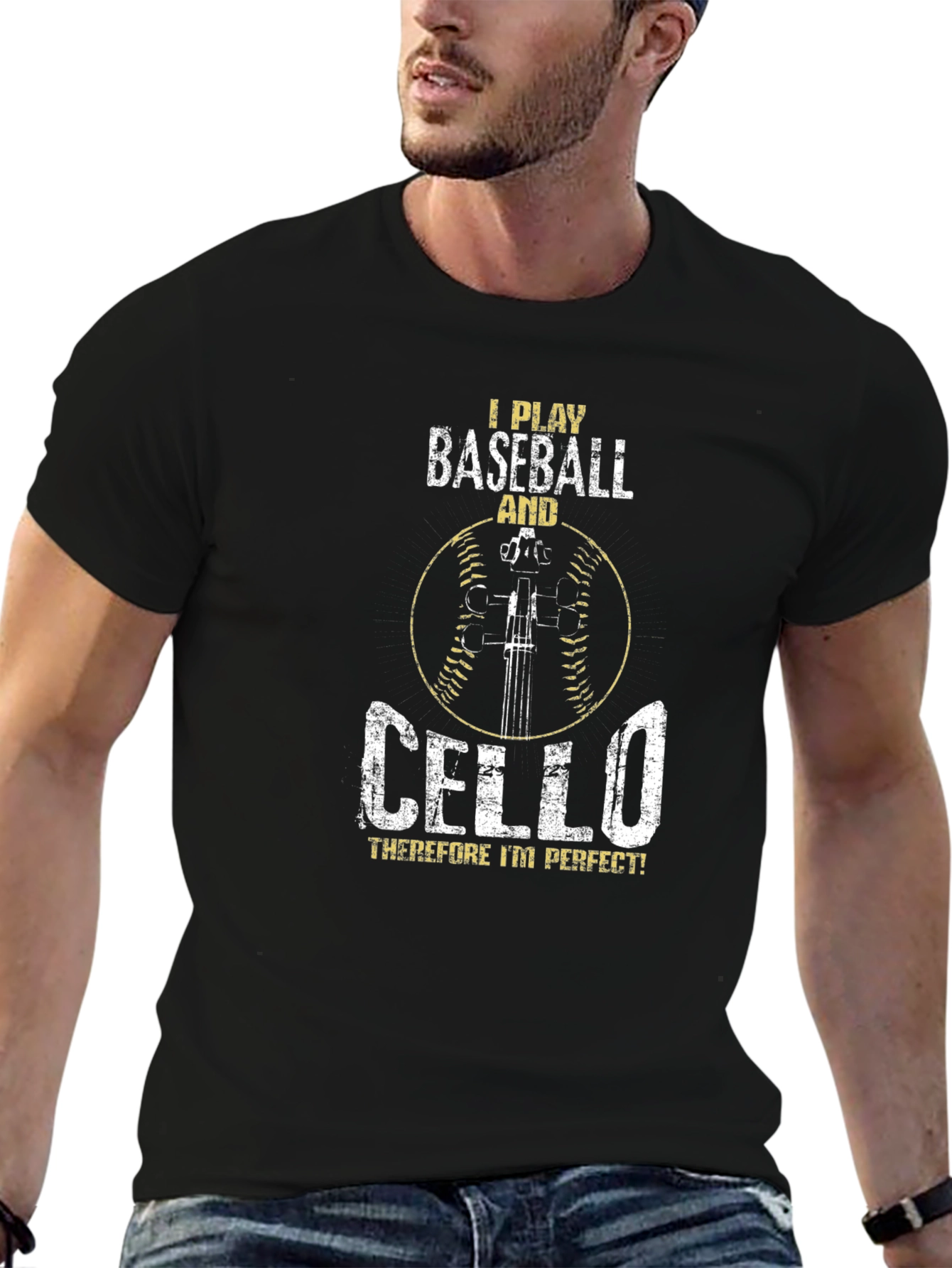 I Play Baseball and Cello T-Shirt