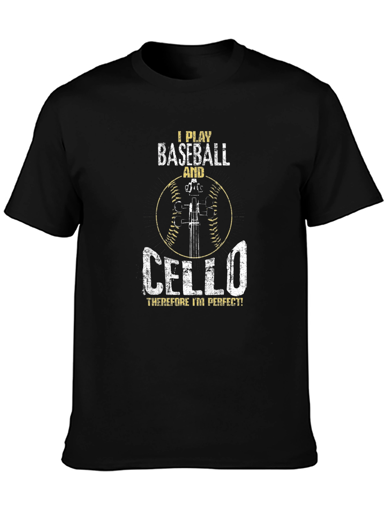 I Play Baseball and Cello T-Shirt