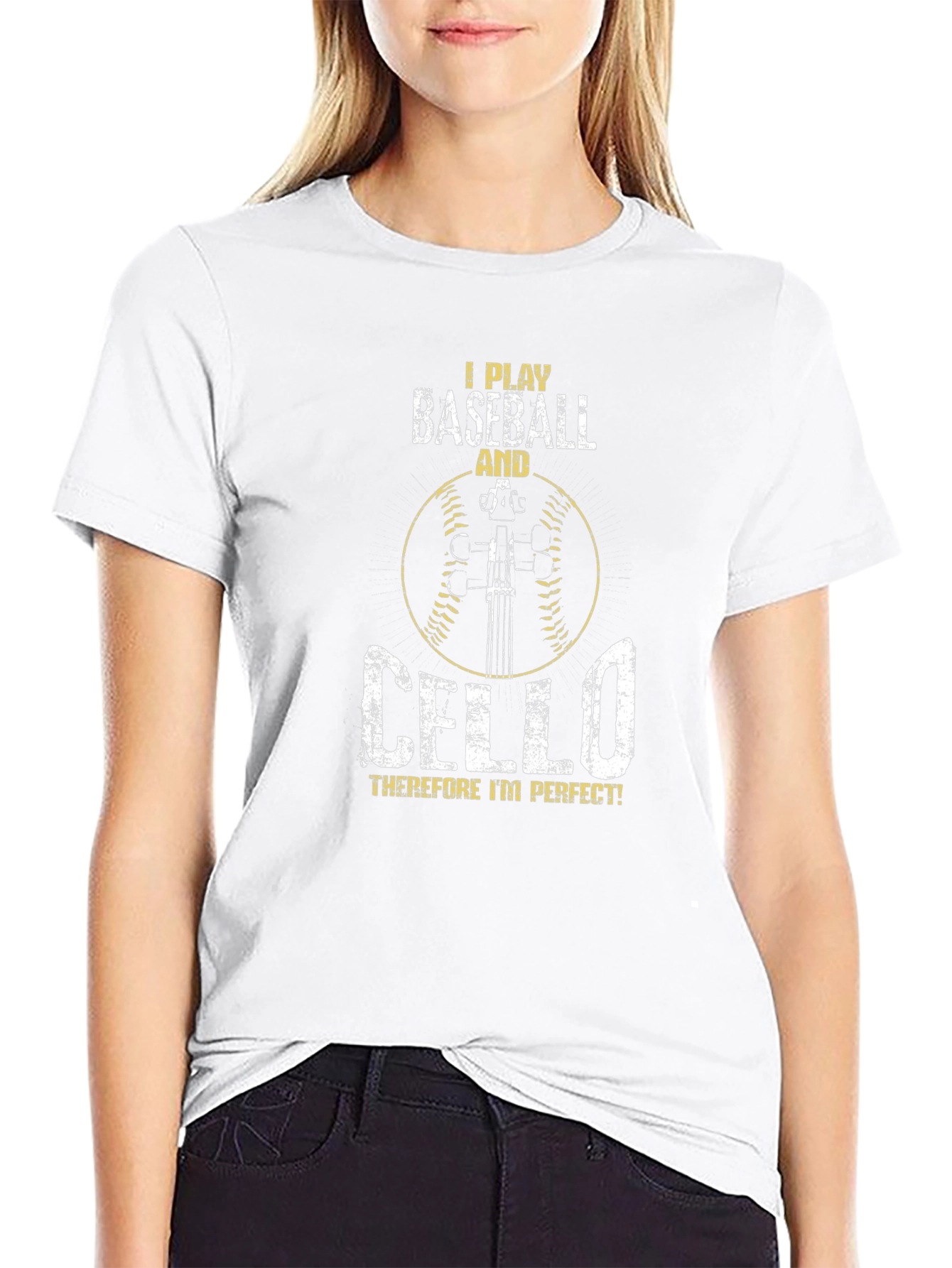 I Play Baseball and Cello T-Shirt