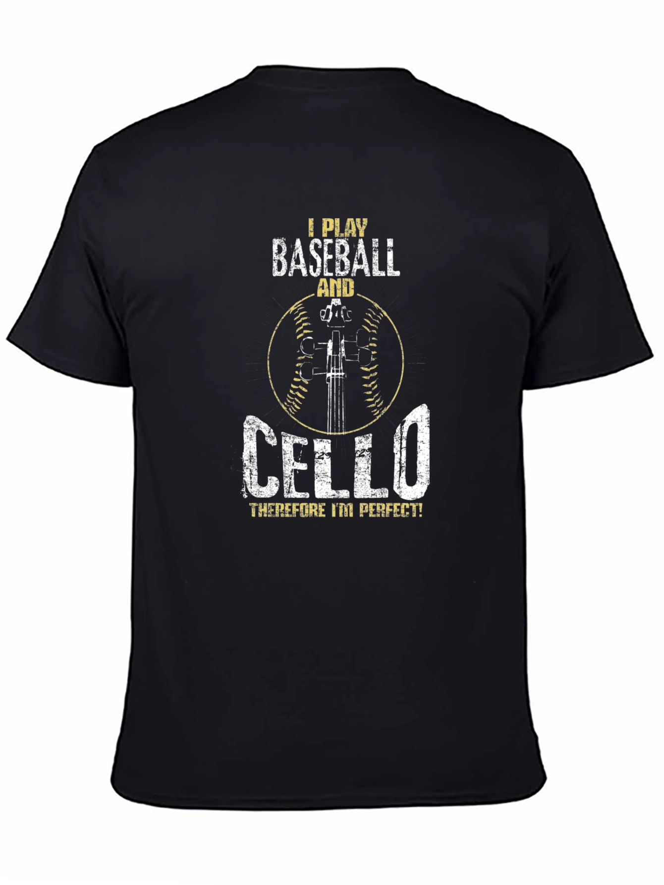 I Play Baseball and Cello T-Shirt