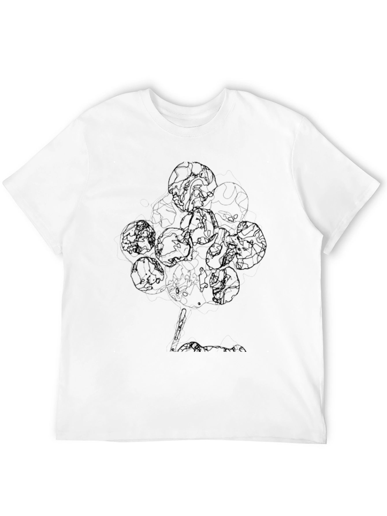 Abstract Black T-Shirt