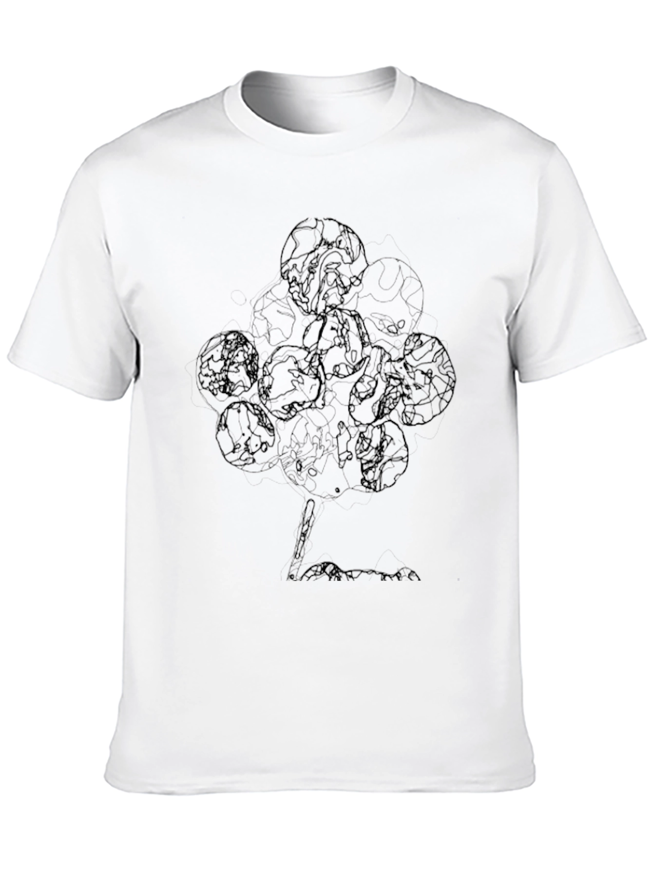 Abstract Black T-Shirt