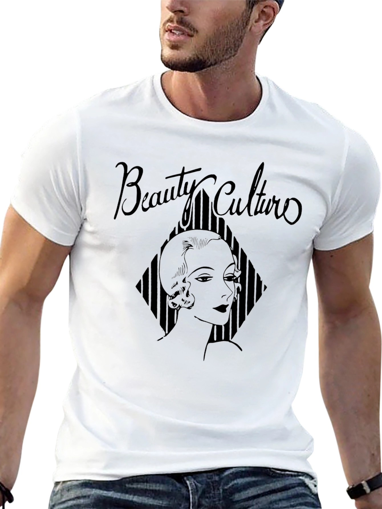 Beauty Culture Graphic T-Shirt - Retro Chic Tee