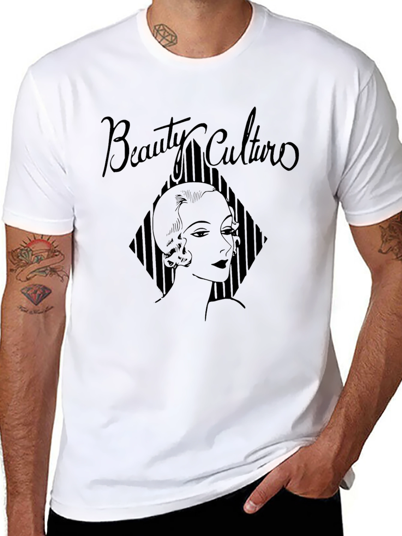 Beauty Culture Graphic T-Shirt - Retro Chic Tee