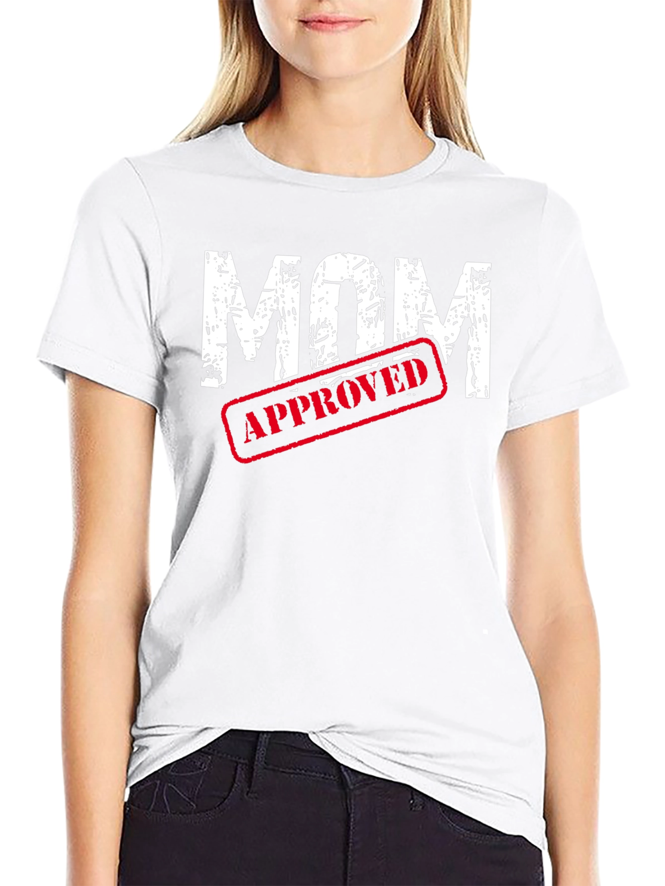 Mom Approved Graphic Tee - Mens Black T-Shirt
