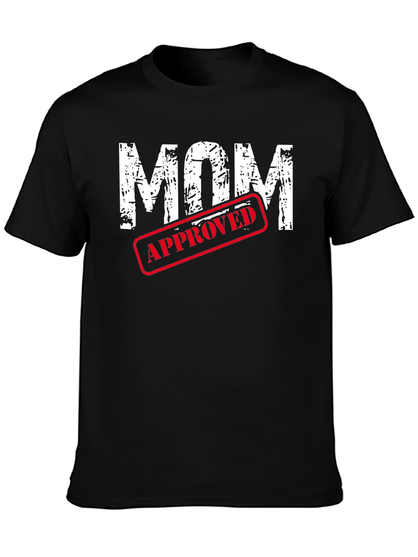 Mom Approved Graphic Tee - Mens Black T-Shirt