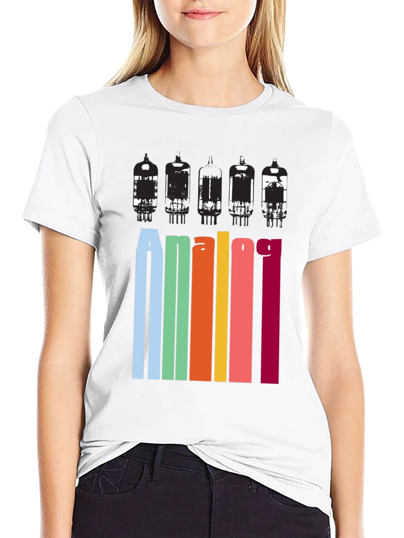 Analog Tube Retro Graphic T-Shirt