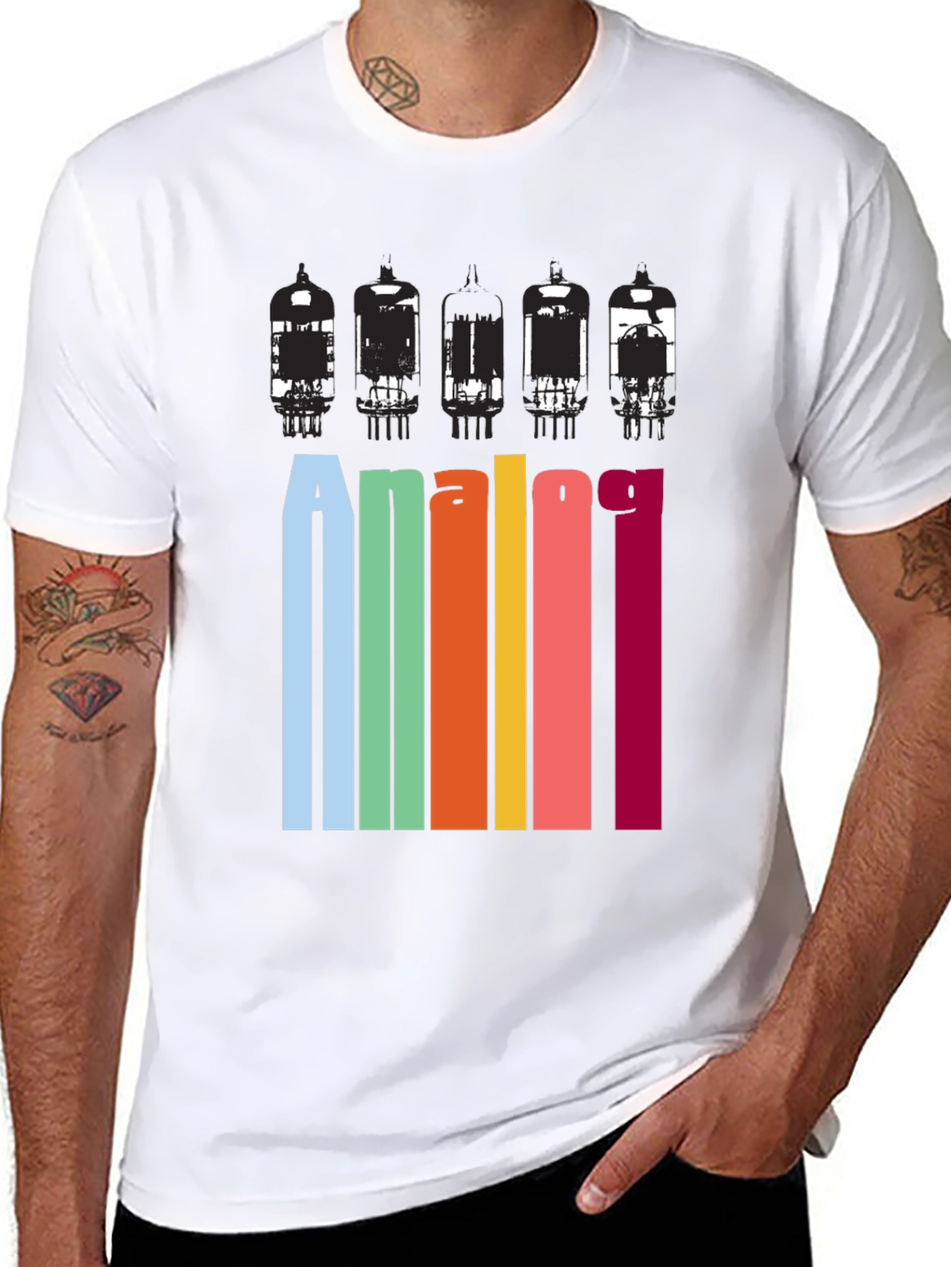 Analog Tube Retro Graphic T-Shirt