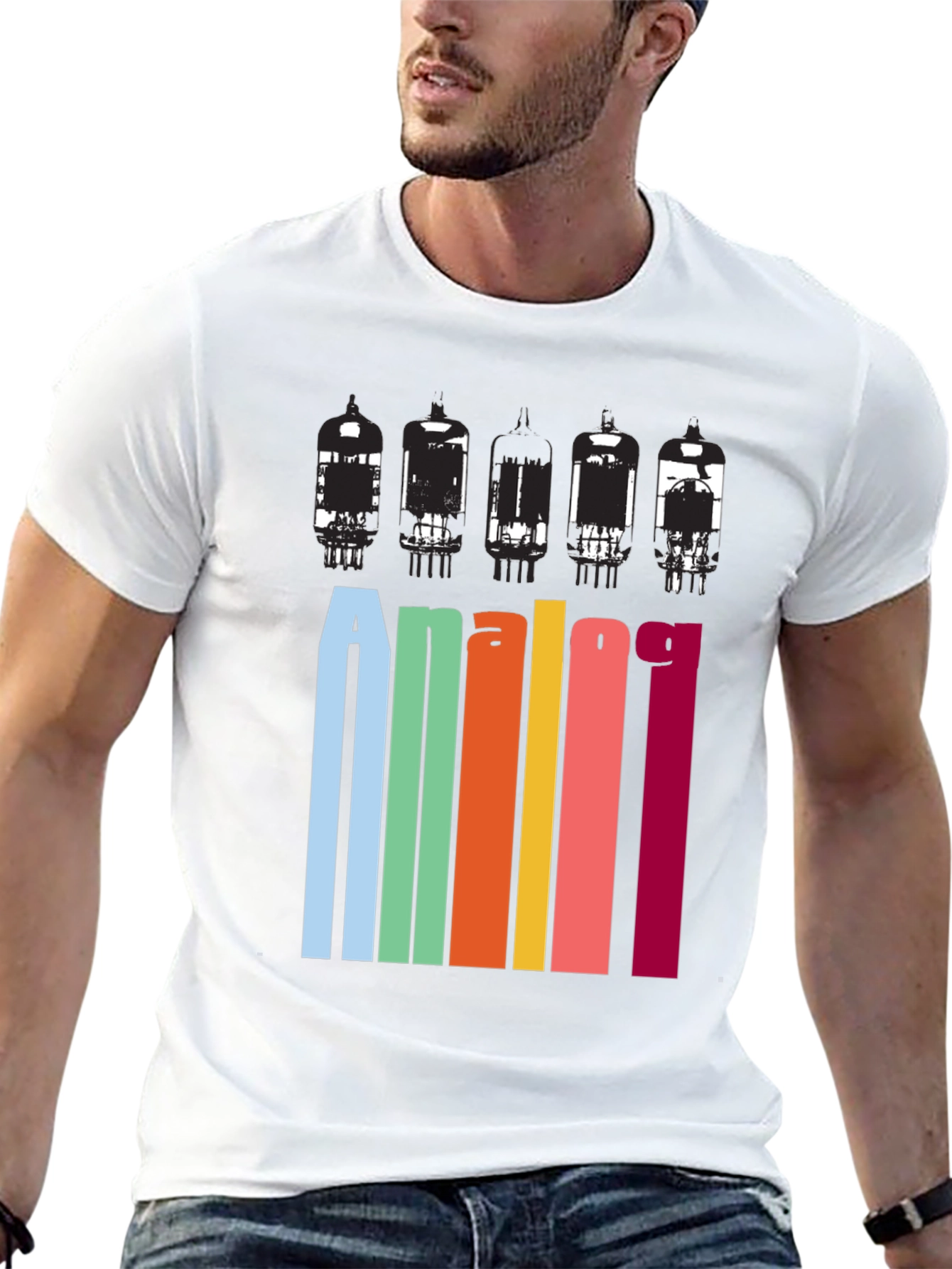 Analog Tube Retro Graphic T-Shirt