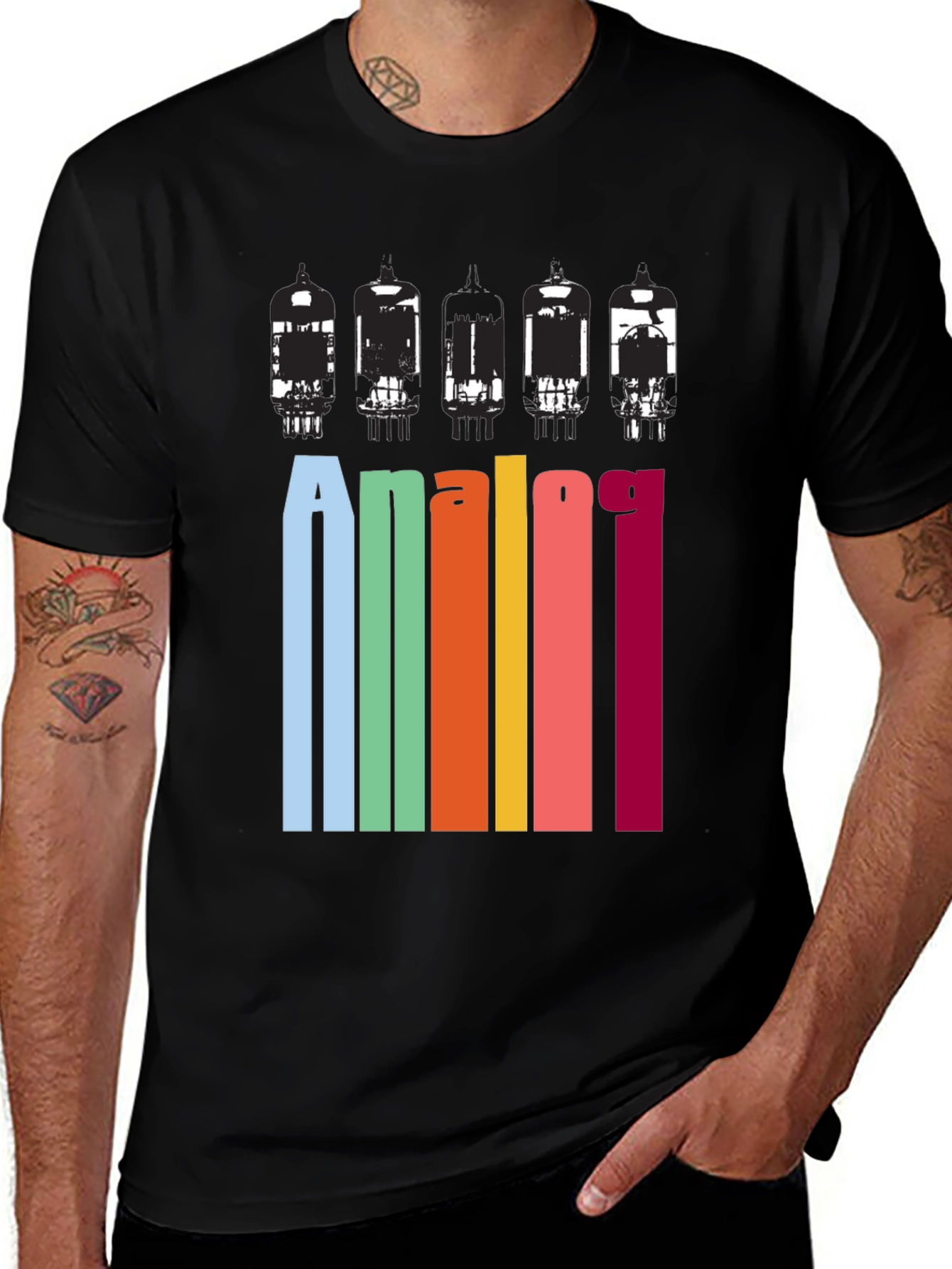 Analog Tube Retro Graphic T-Shirt