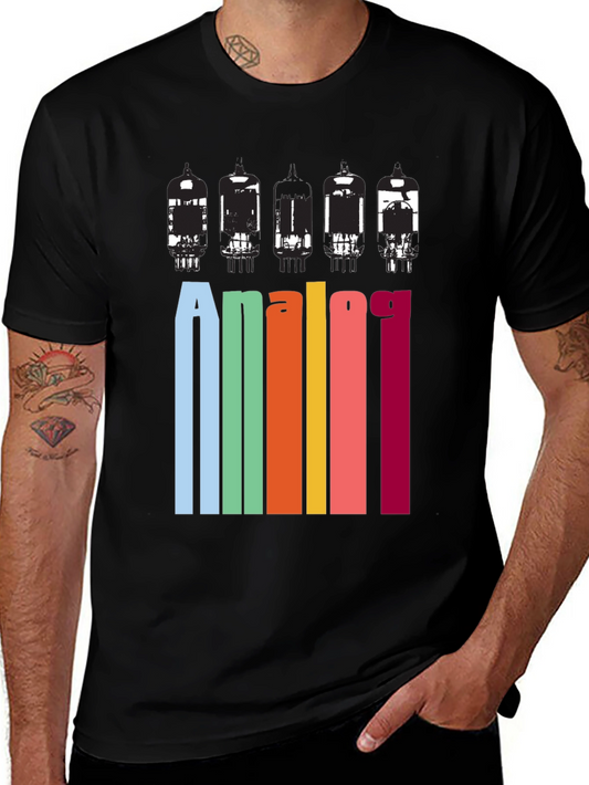 Analog Tube Retro Graphic T-Shirt
