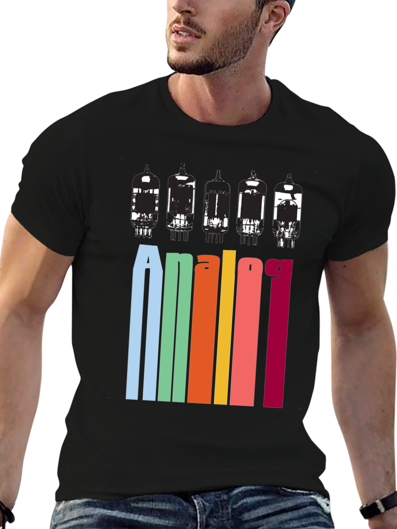 Analog Tube Retro Graphic T-Shirt