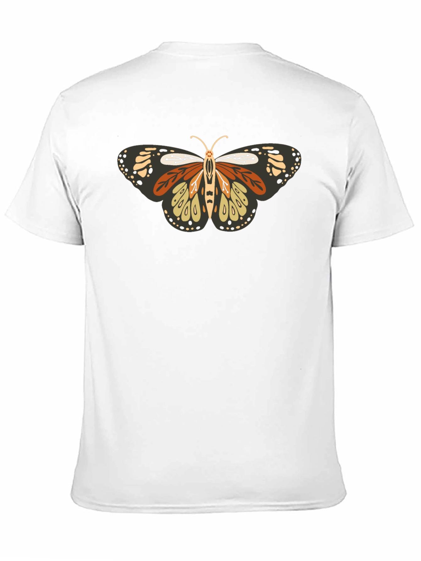 Butterfly Graphic Black T-Shirt