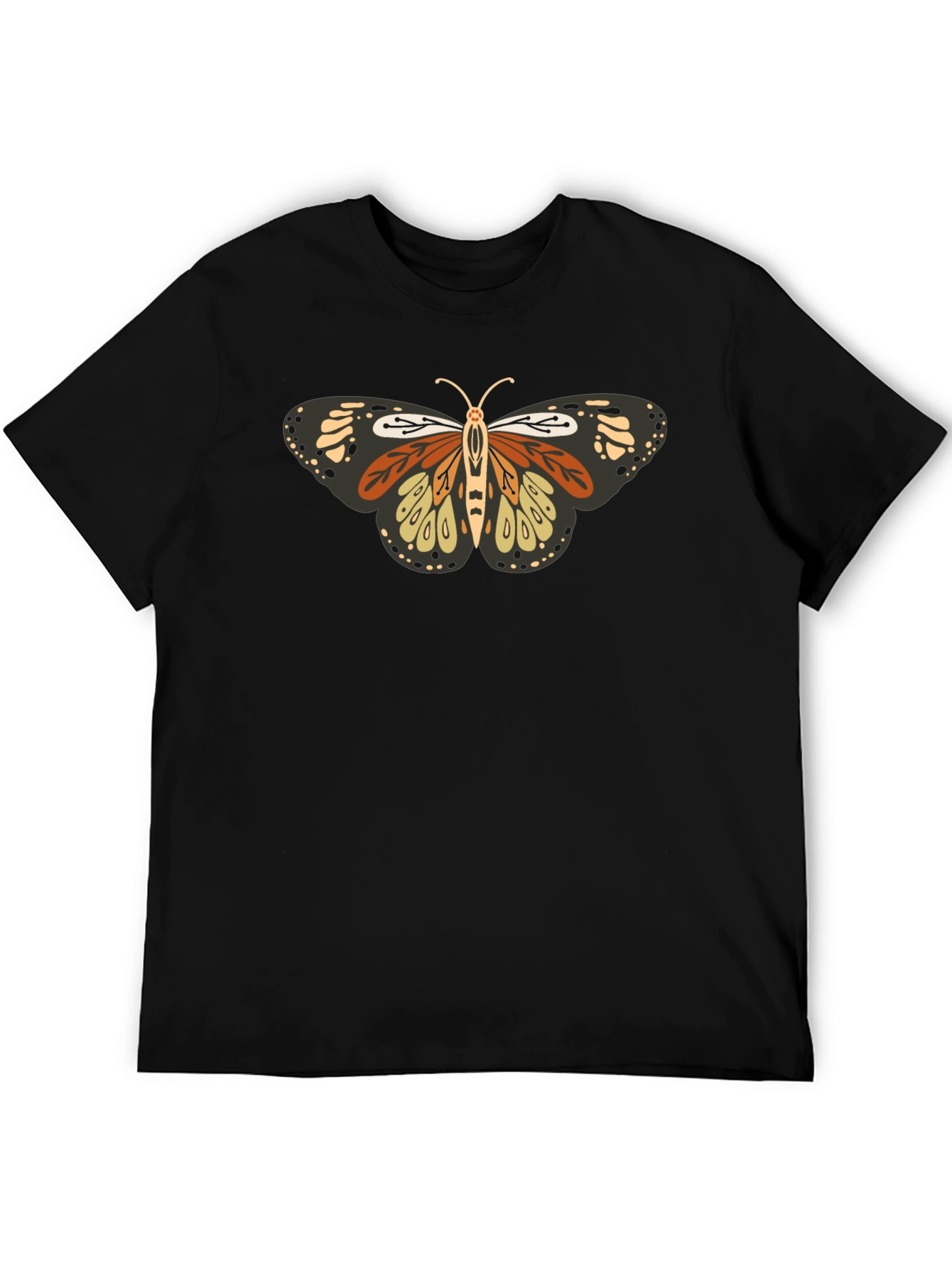 Butterfly Graphic Black T-Shirt