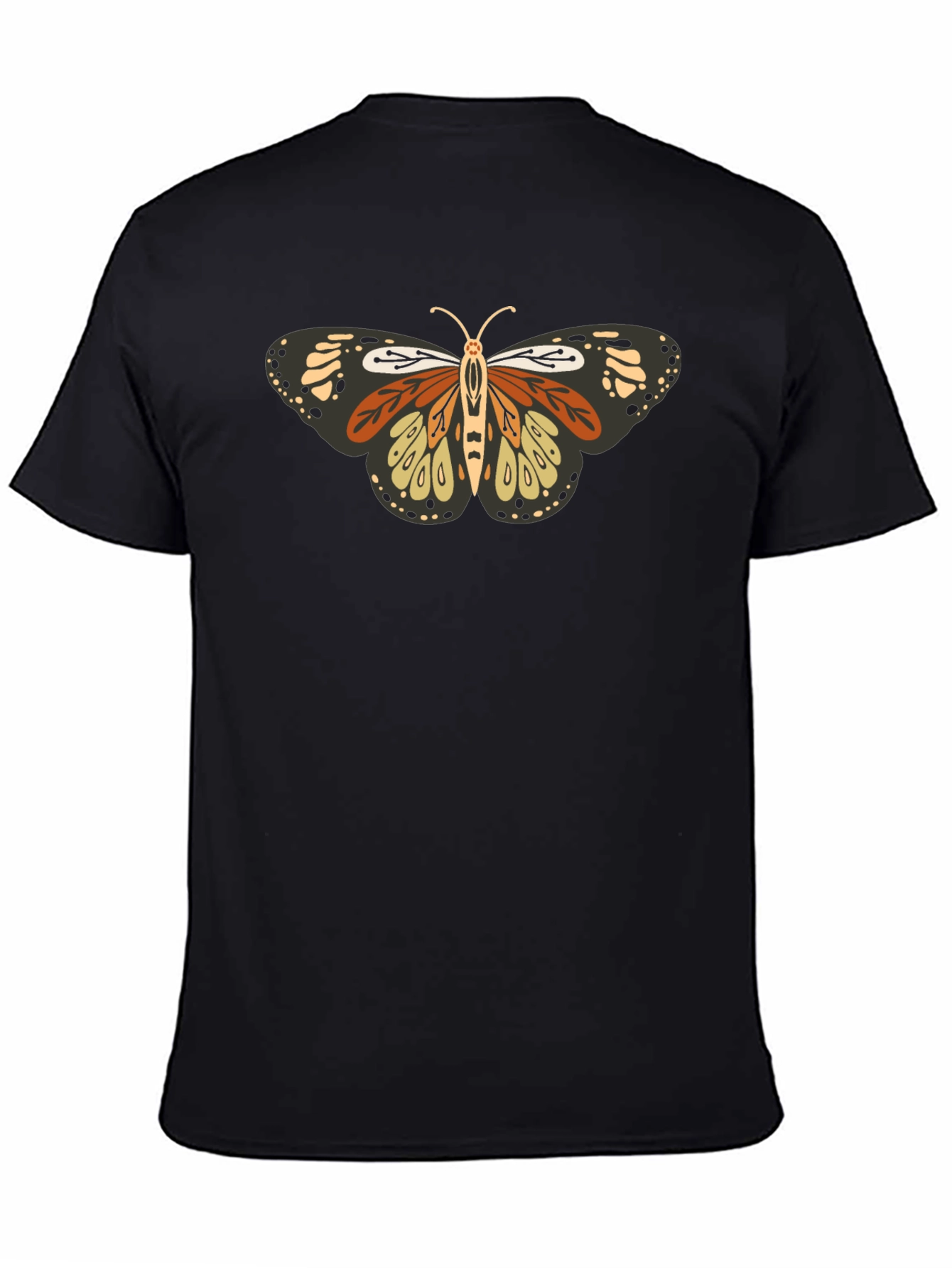 Butterfly Graphic Black T-Shirt