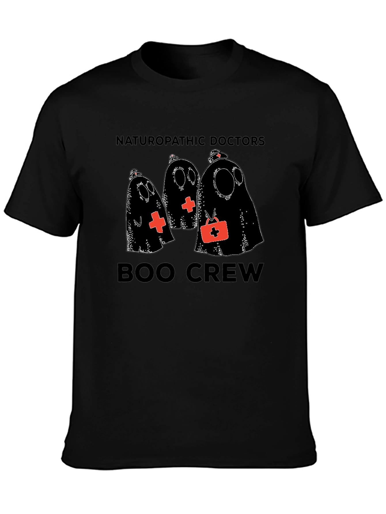 Naturopathic Doctors Boo Crew T-Shirt - Spooky Season