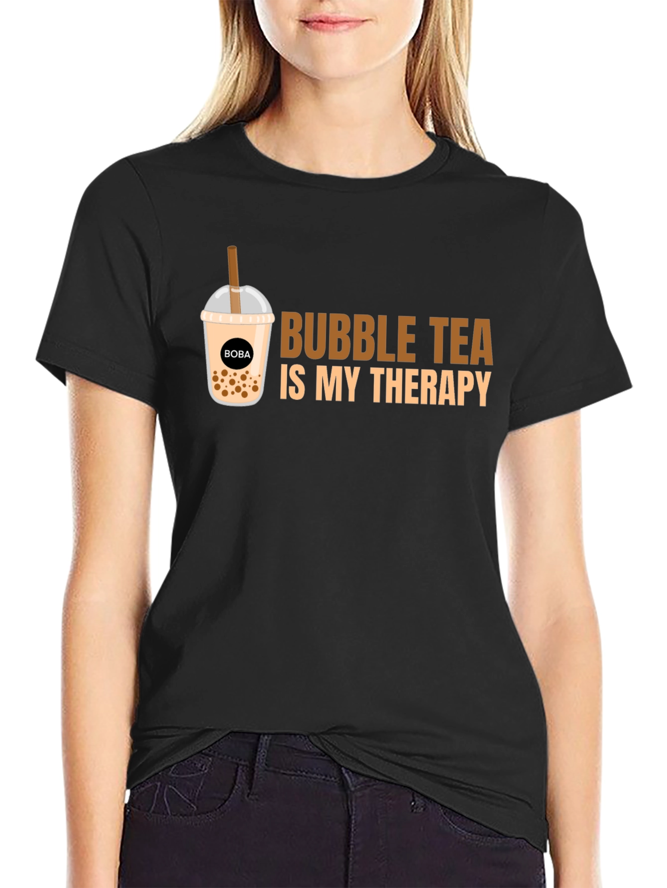 Bubble Tea Therapy T-Shirt - Boba Lover Tee