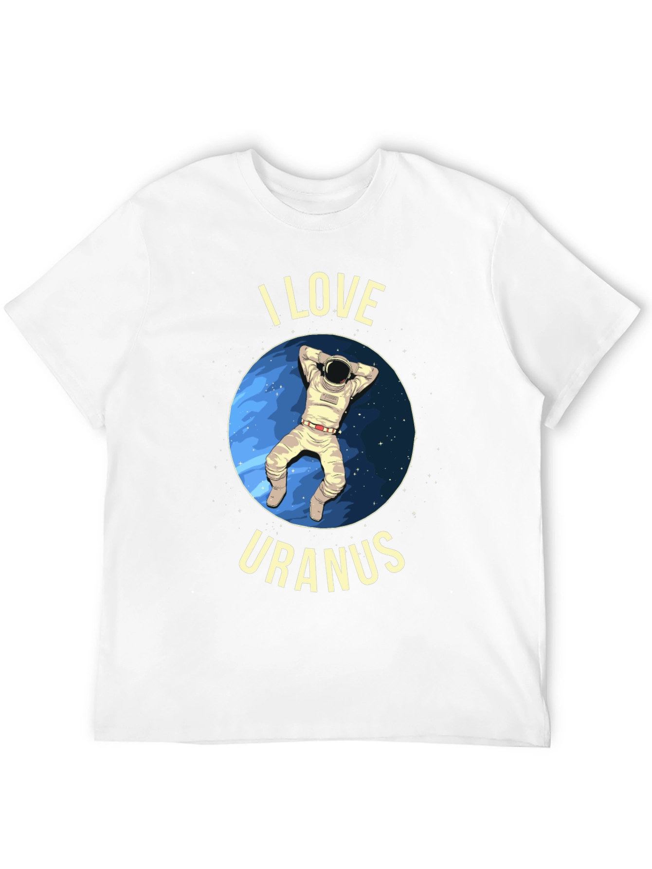 I Love Uranus T-Shirt - Astronaut Design
