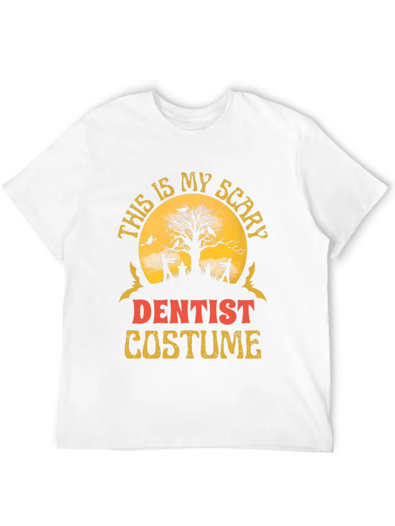 Scary Dentist Halloween Costume Graphic T-Shirt