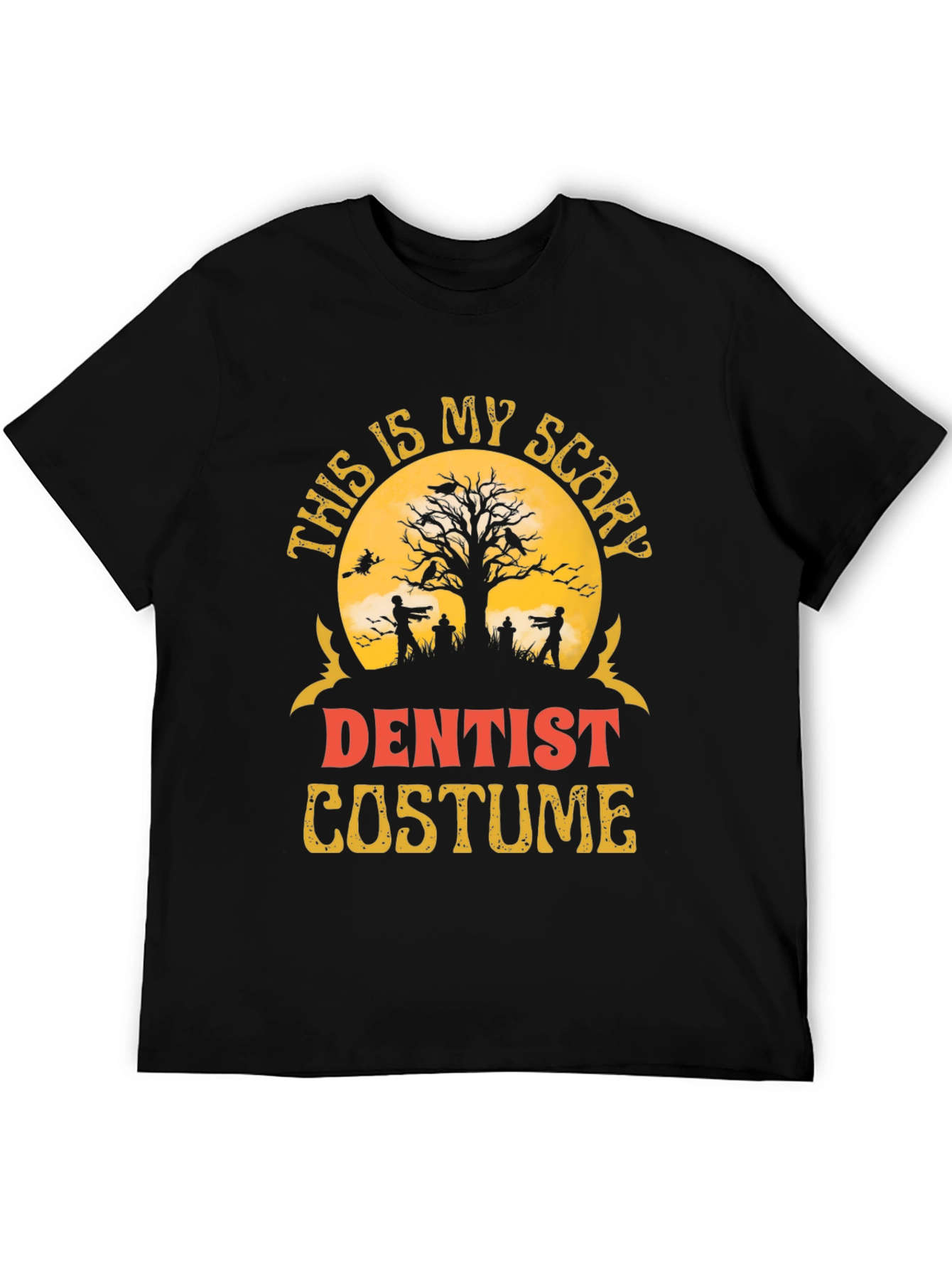 Scary Dentist Halloween Costume Graphic T-Shirt