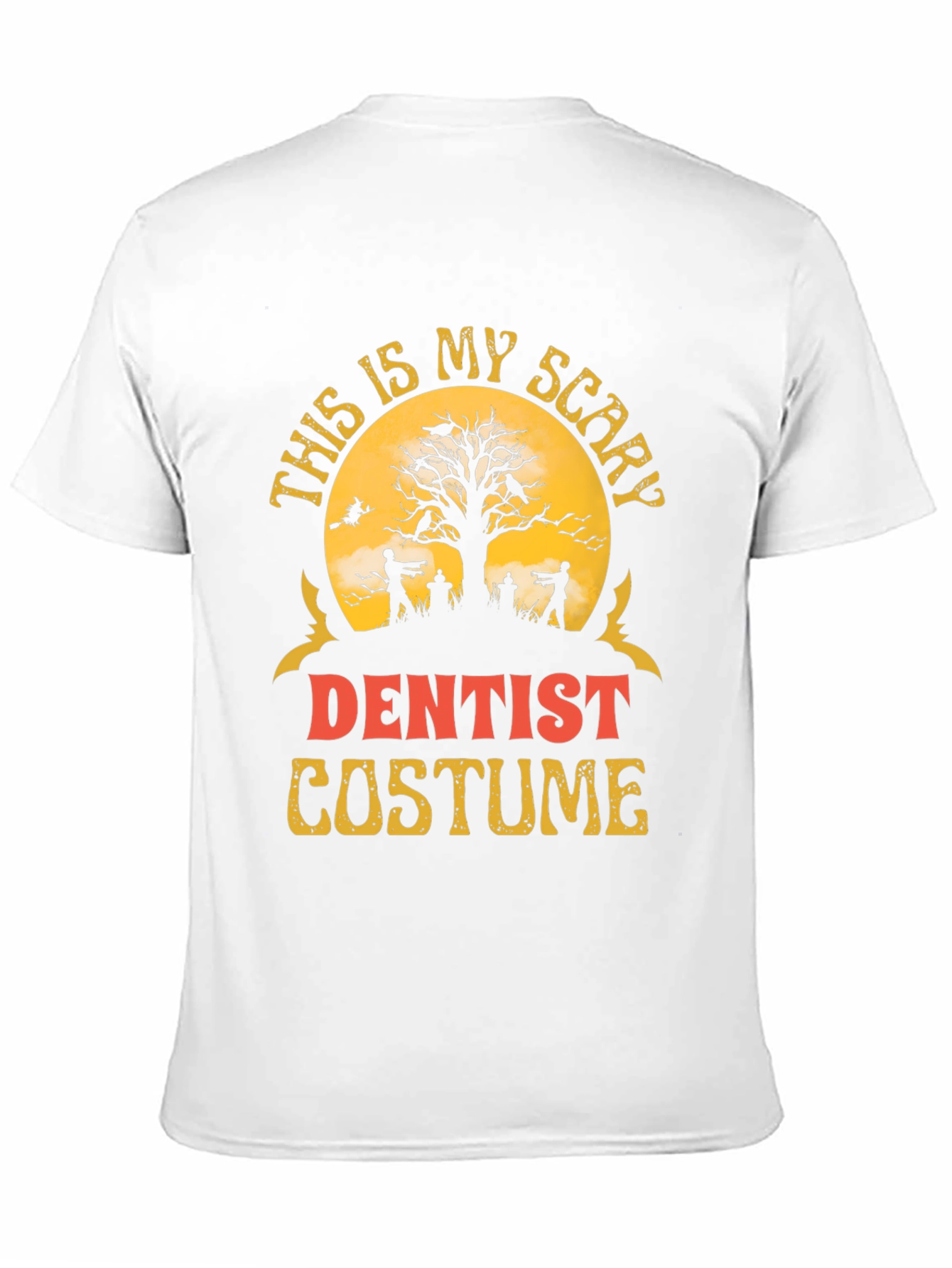 Scary Dentist Halloween Costume Graphic T-Shirt