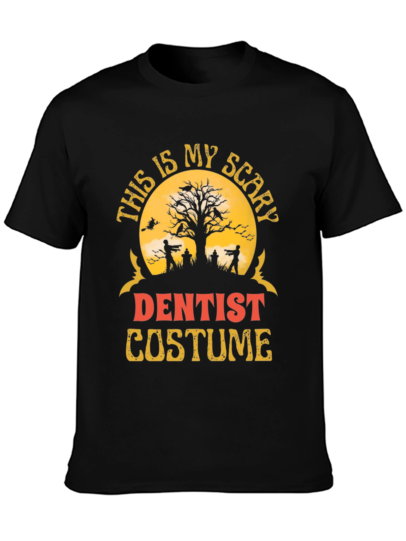 Scary Dentist Halloween Costume Graphic T-Shirt