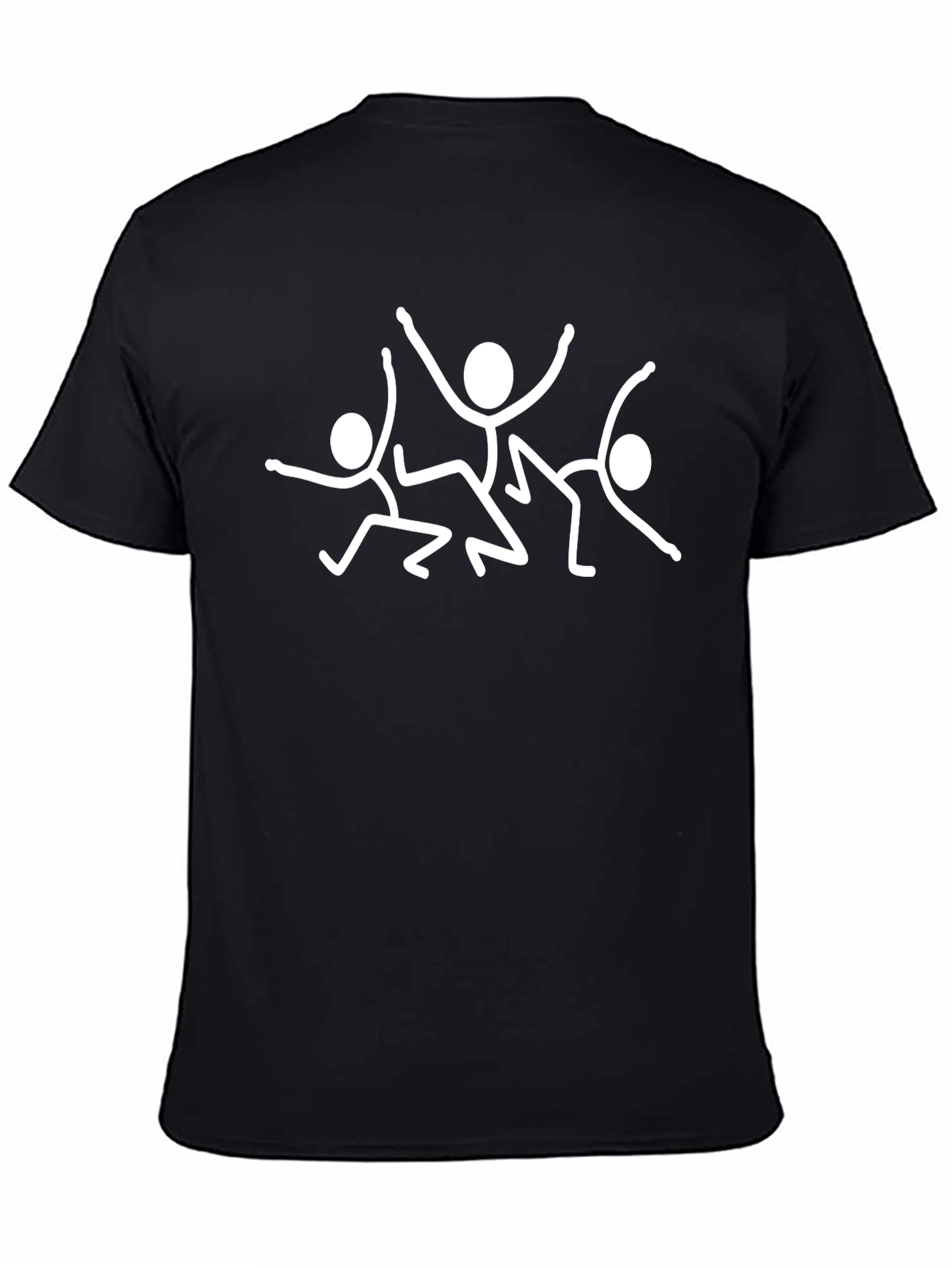 Dancing Stick Figures Graphic Tee