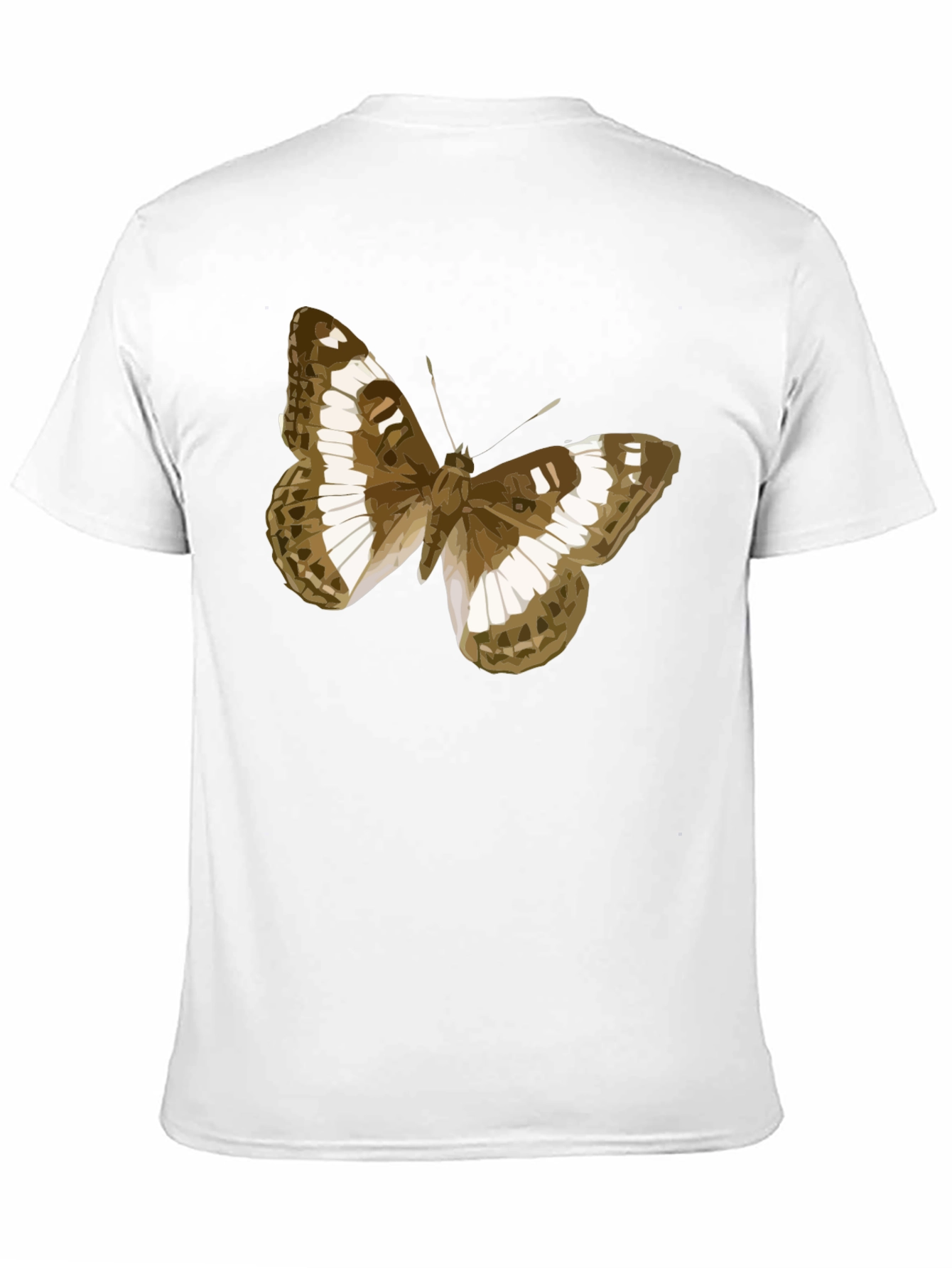 Butterfly Graphic Tee - Classic Black Cotton T-Shirt